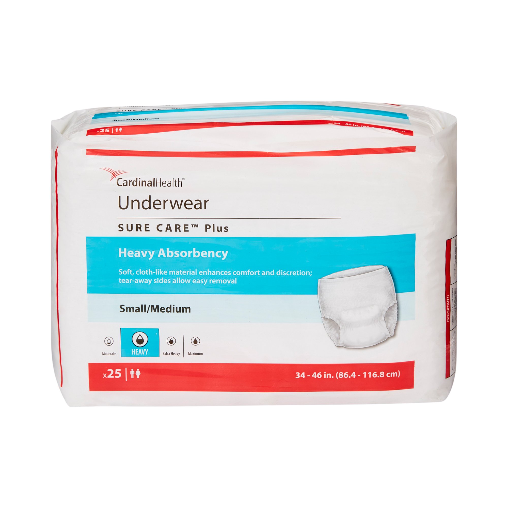 Cardinal - 1605R Sure Care™ Plus Heavy Absorbent Underwear