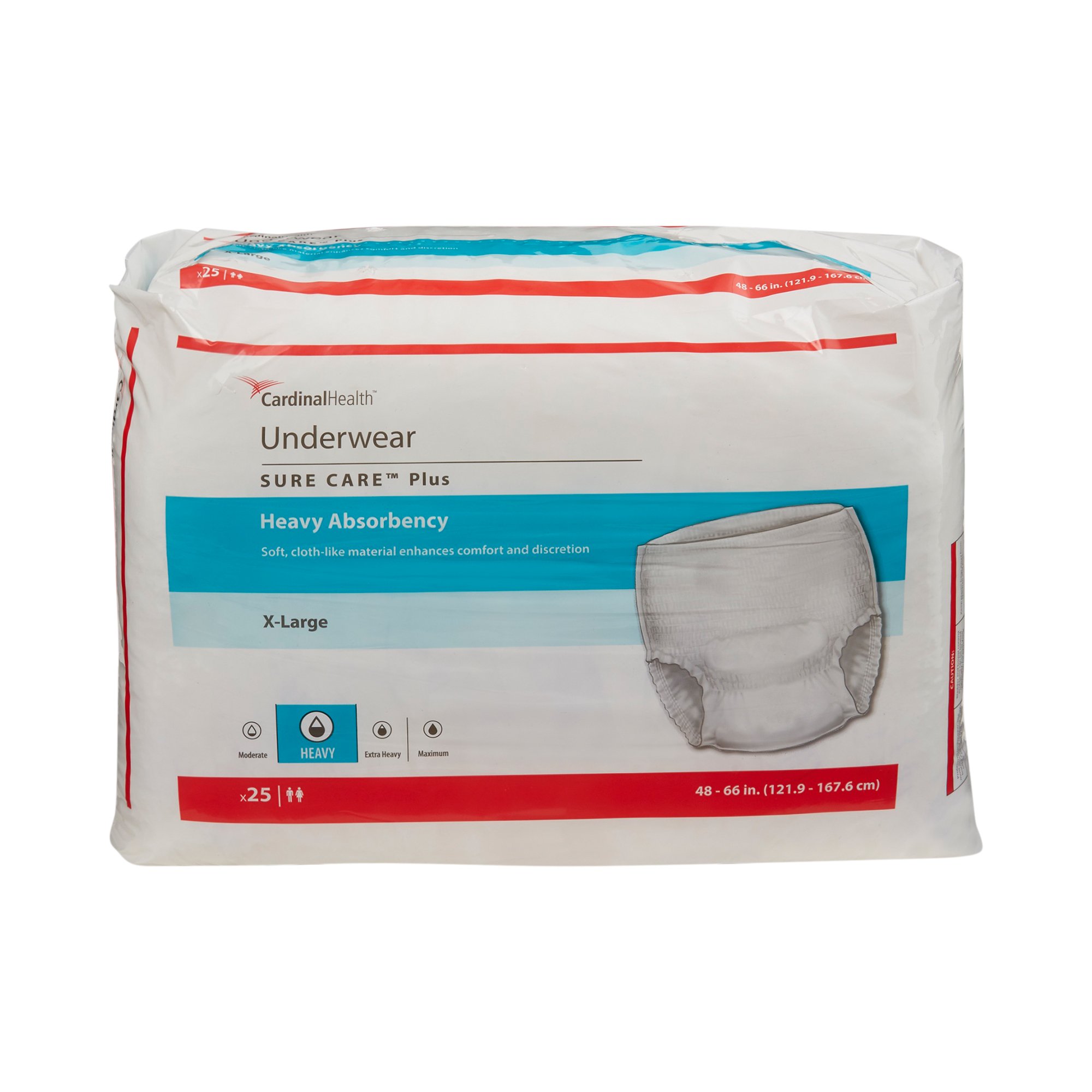 Cardinal - 1625R Sure Care™ Plus Heavy Absorbent Underwear