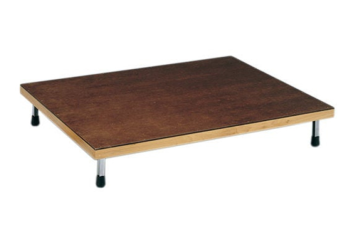 Fabrication Enterprises - 10-1120 Powder Board Fabrication 30 X 7 X 40 Inch Walnut
