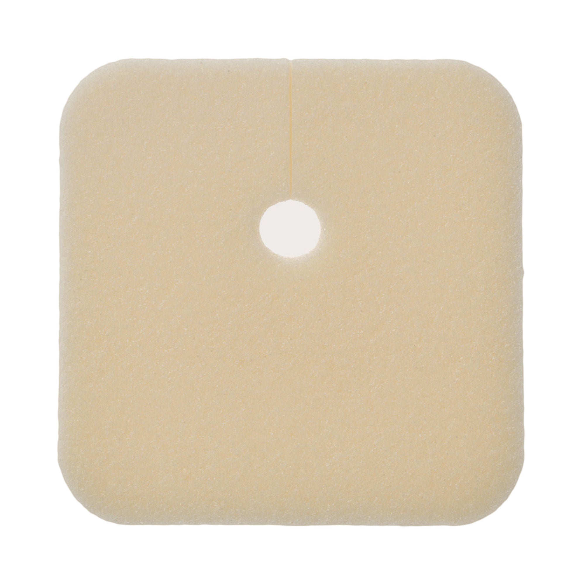 Molnlycke - 603207 Foam Dressing Lyofoam® Max T 3-1/2 X 3-1/2 Inch Without Border Film Backing Nonadhesive Fenestrated Square Sterile