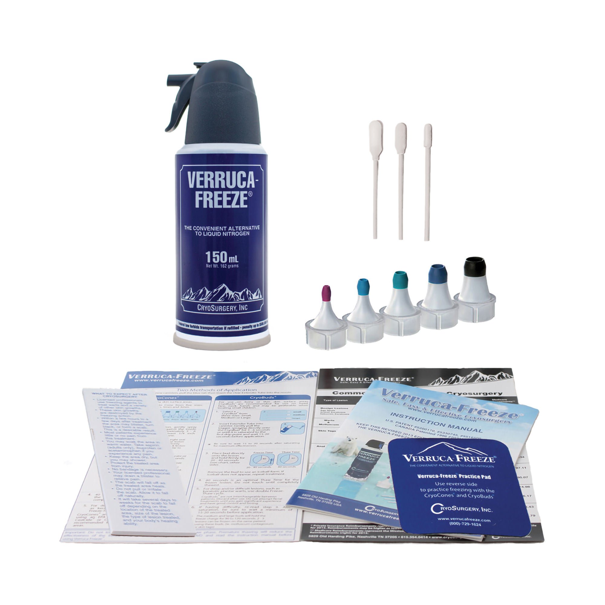 Cryo Surgery Inc - VFK50 Cryosurgery Kit Verruca-Freeze® 30 Buds / 5 Cones