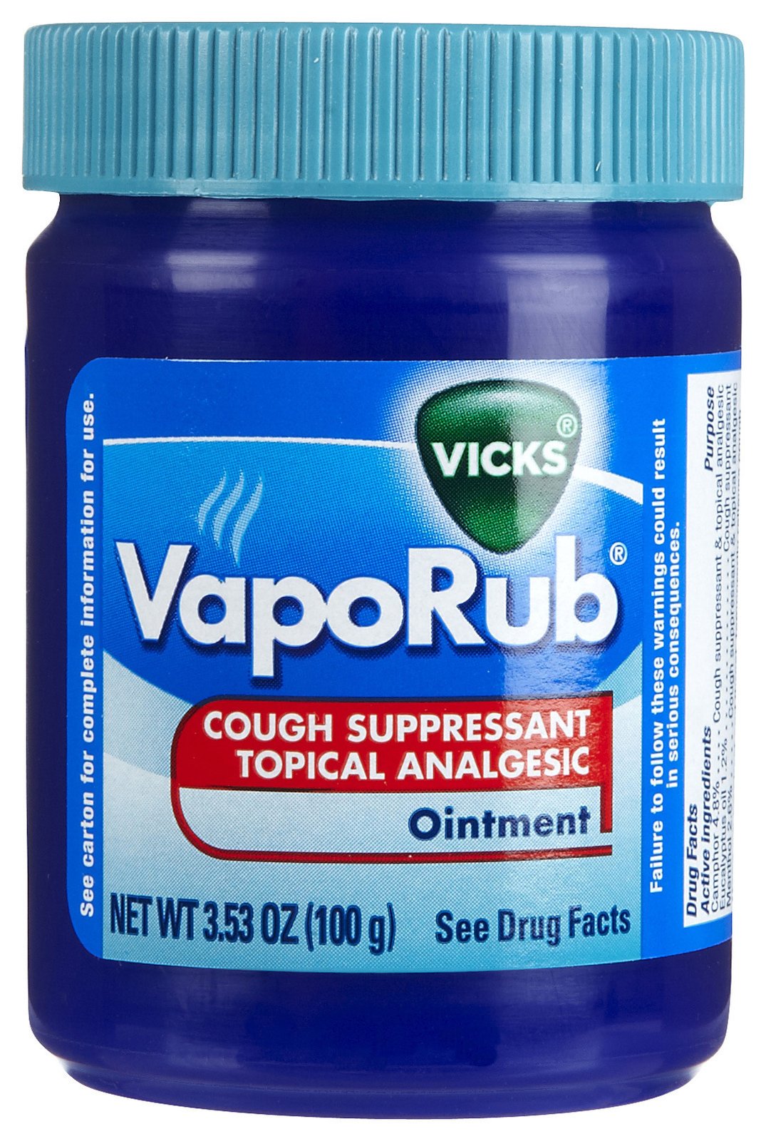 Procter & Gamble 37000054403 - Vicks® VapoRub® Cough Suppressant Topical Analgesic Ointment - 1/Each