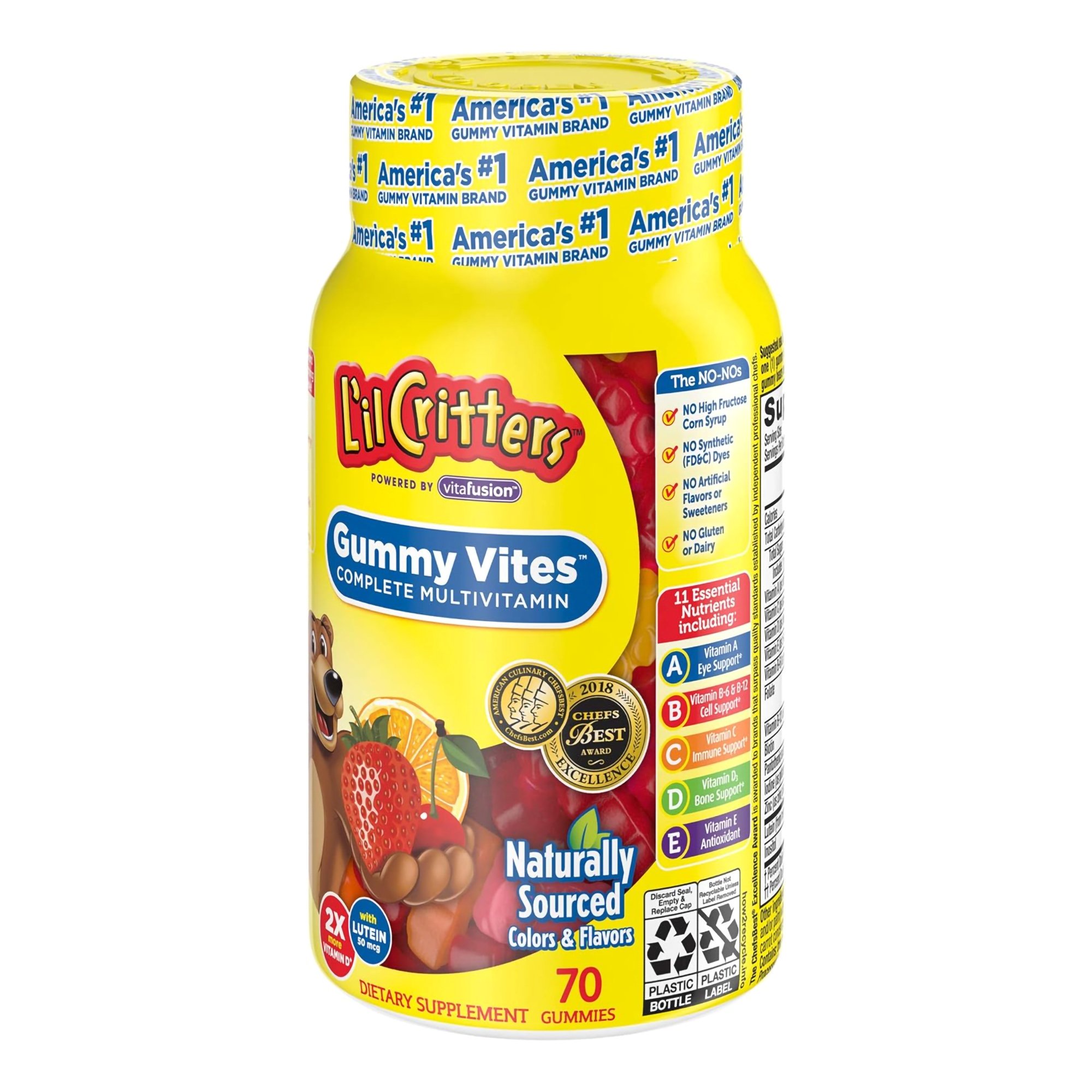 Northwest Natural Products 02791700623 - L'il Critters™ Gummy Vites™ Complete Multivitamin - 1/Bottle