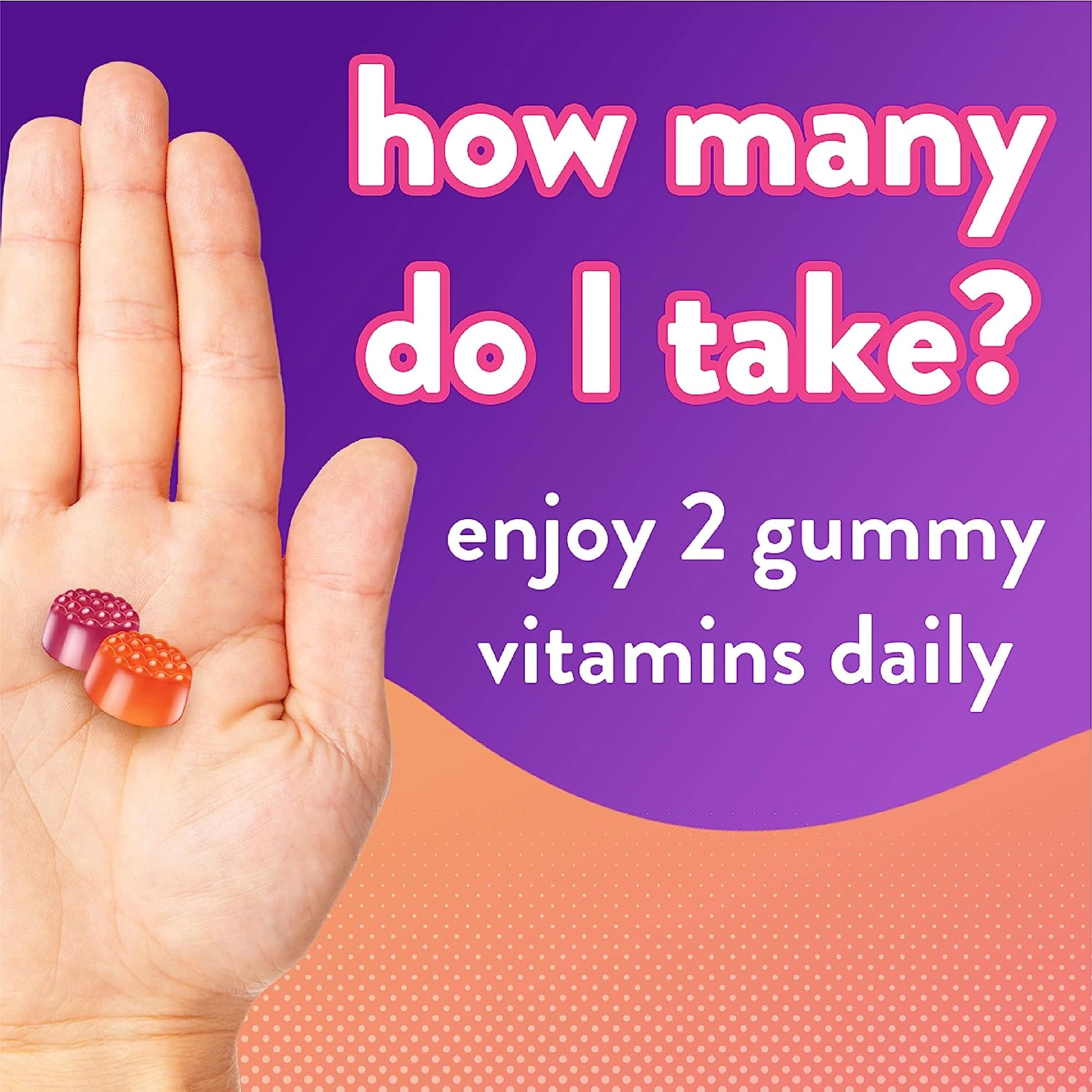 Northwest Natural Products 02791701919 - vitafusion® MultiVites® Gummies, Berry, Peach and Orange Flavors - 1/Bottle