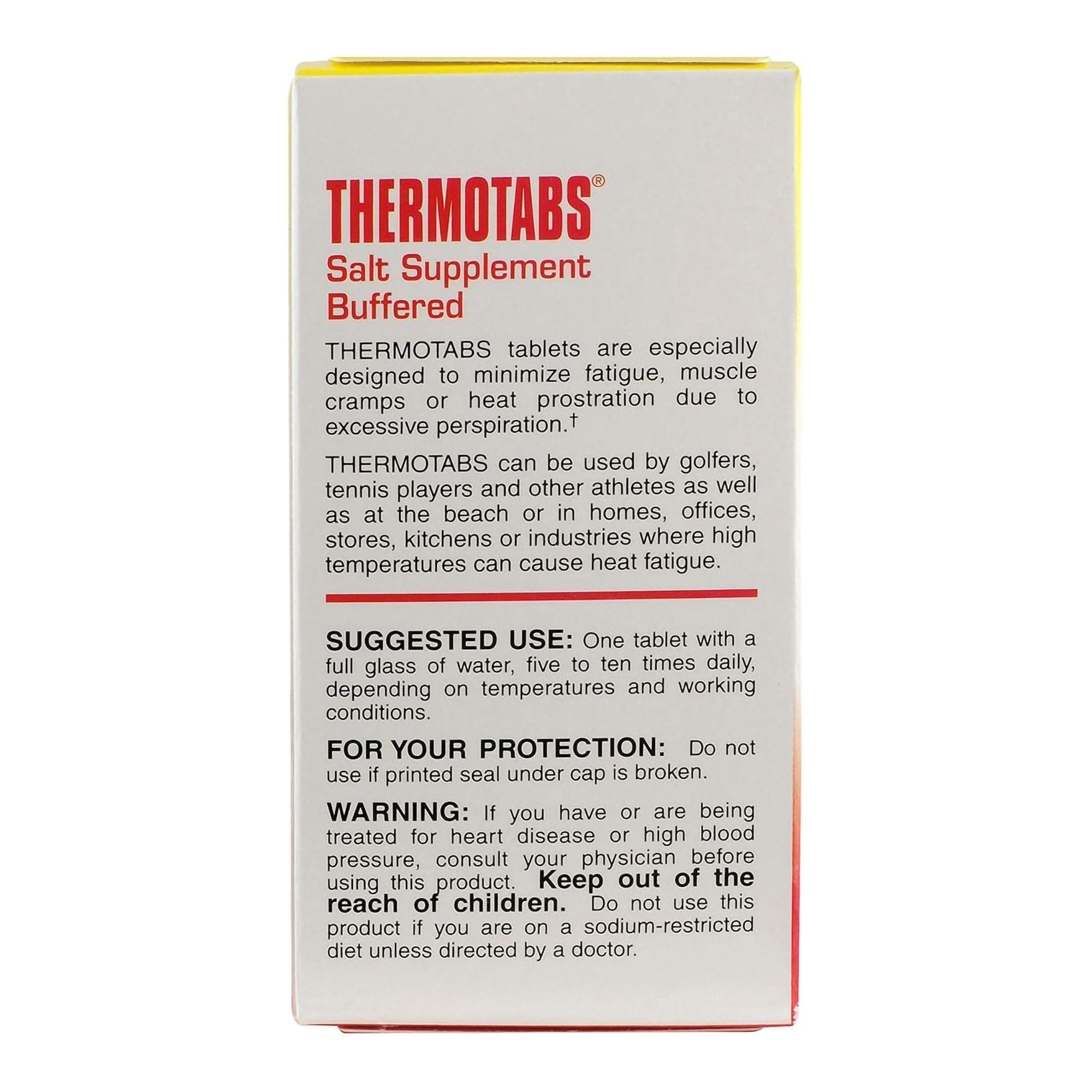 Numark Laboratories 38485086335 - Thermotabs® Buffered Salt Supplement Tablets - 1/Bottle