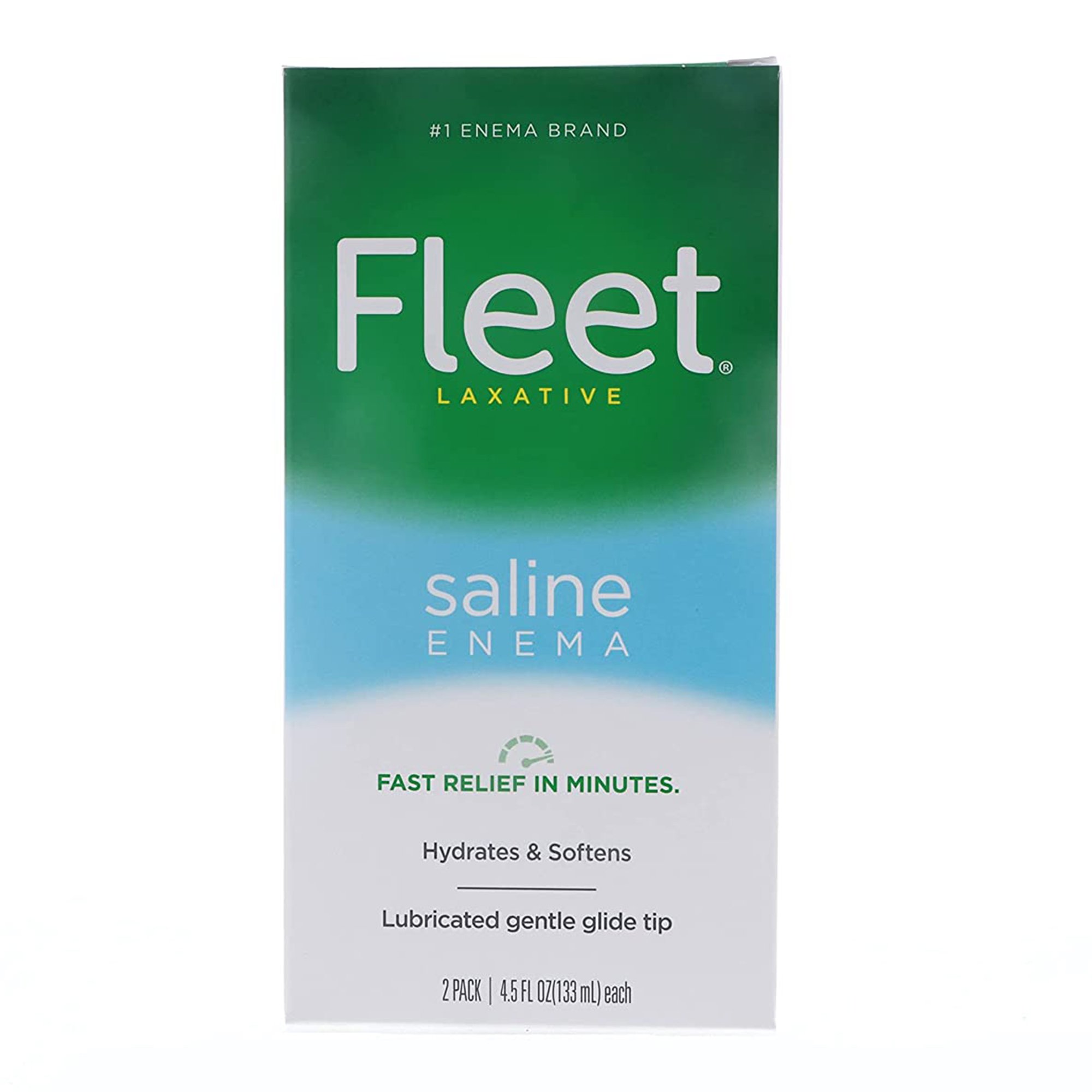 C.B. Fleet 00132020142 - Fleet® Monobasic Sodium Phosphate / Dibasic Sodium Phosphate Enema, 4.5 fl. oz. - 2/Box