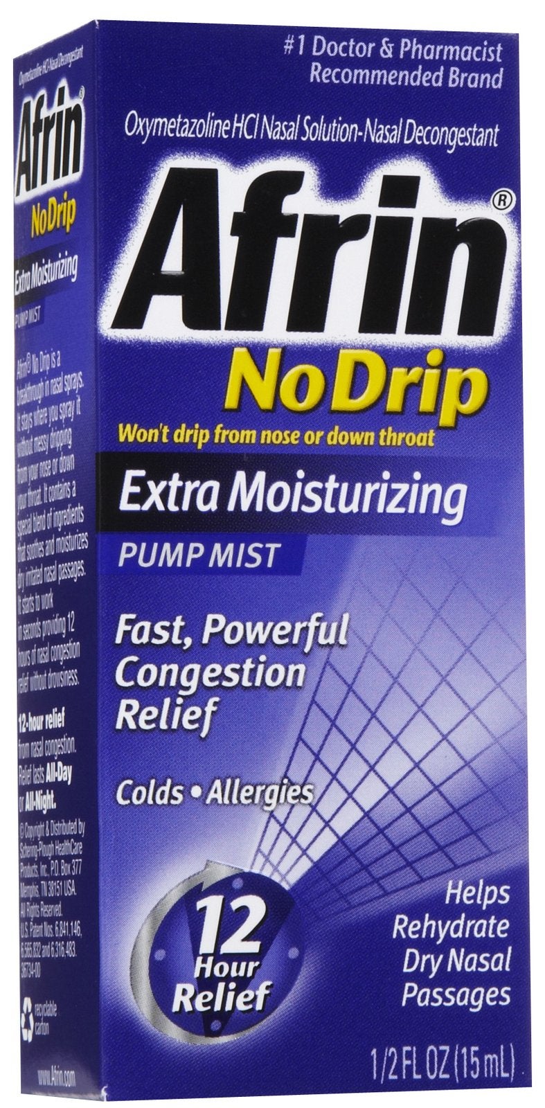 MSD Consumer Care - 11523178301 Afrin® No Drip Extra Moisturizing Sinus Relief Nasal Spray