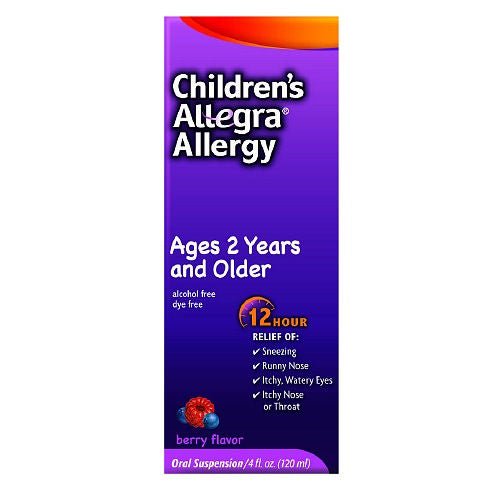 Chattem - 41167424404 Children's Allegra® Fexofenadine Children's Allergy Relief