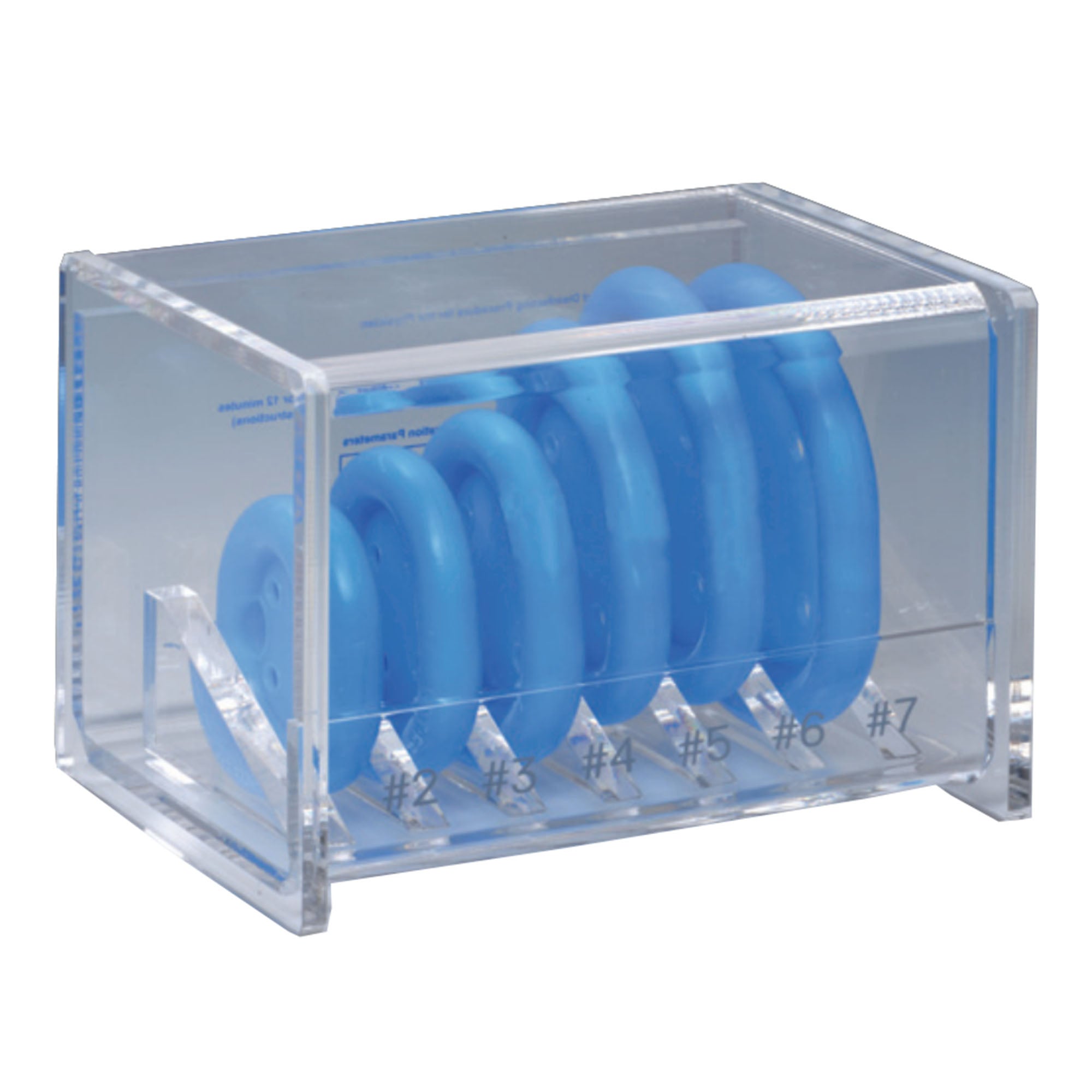 Bioteque - FS4000 Pessary Fitting Set Oval Size 2 to 7 Silicone
