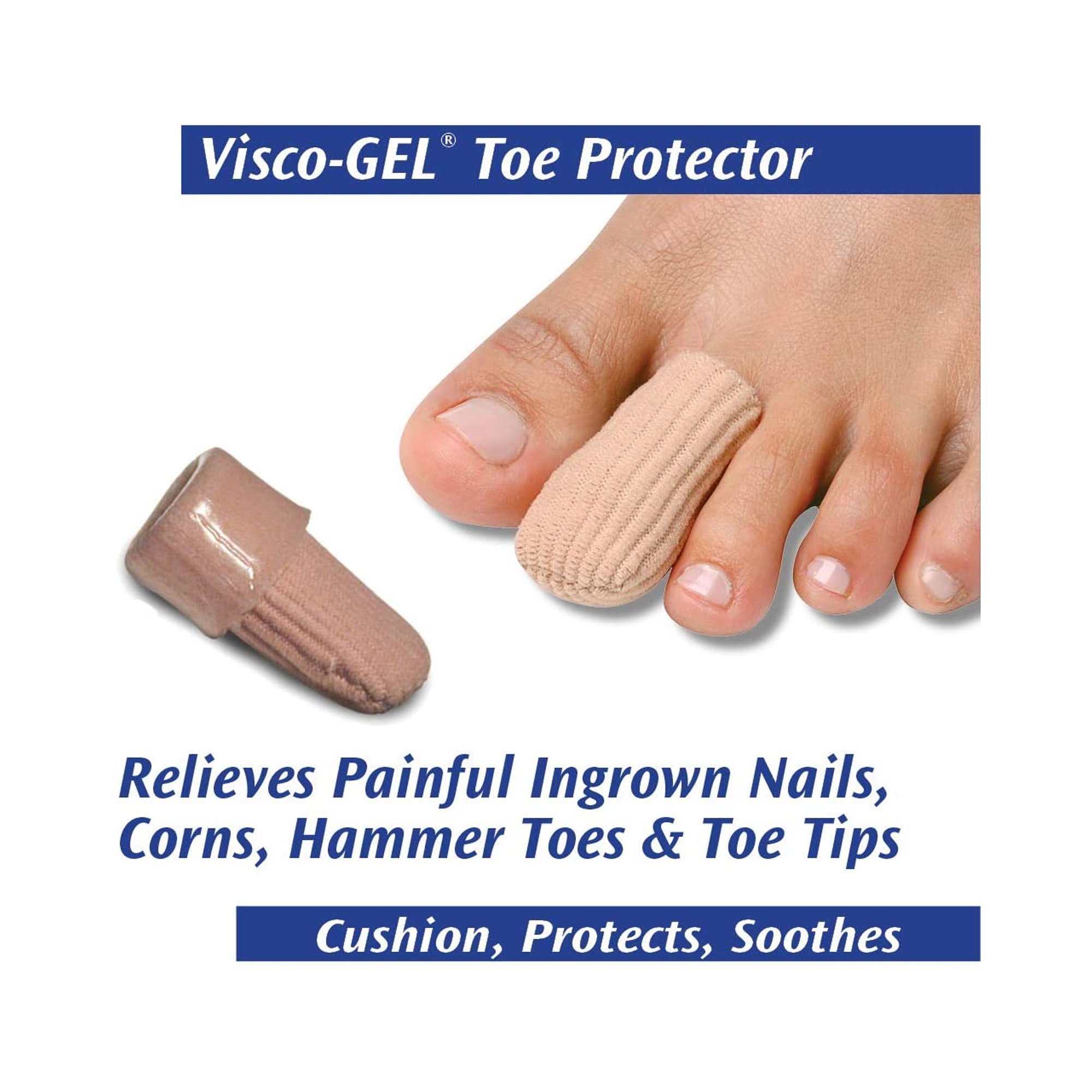 Pedifix P82-L - Visco-GEL® Toe Protector, Large - 1/Each