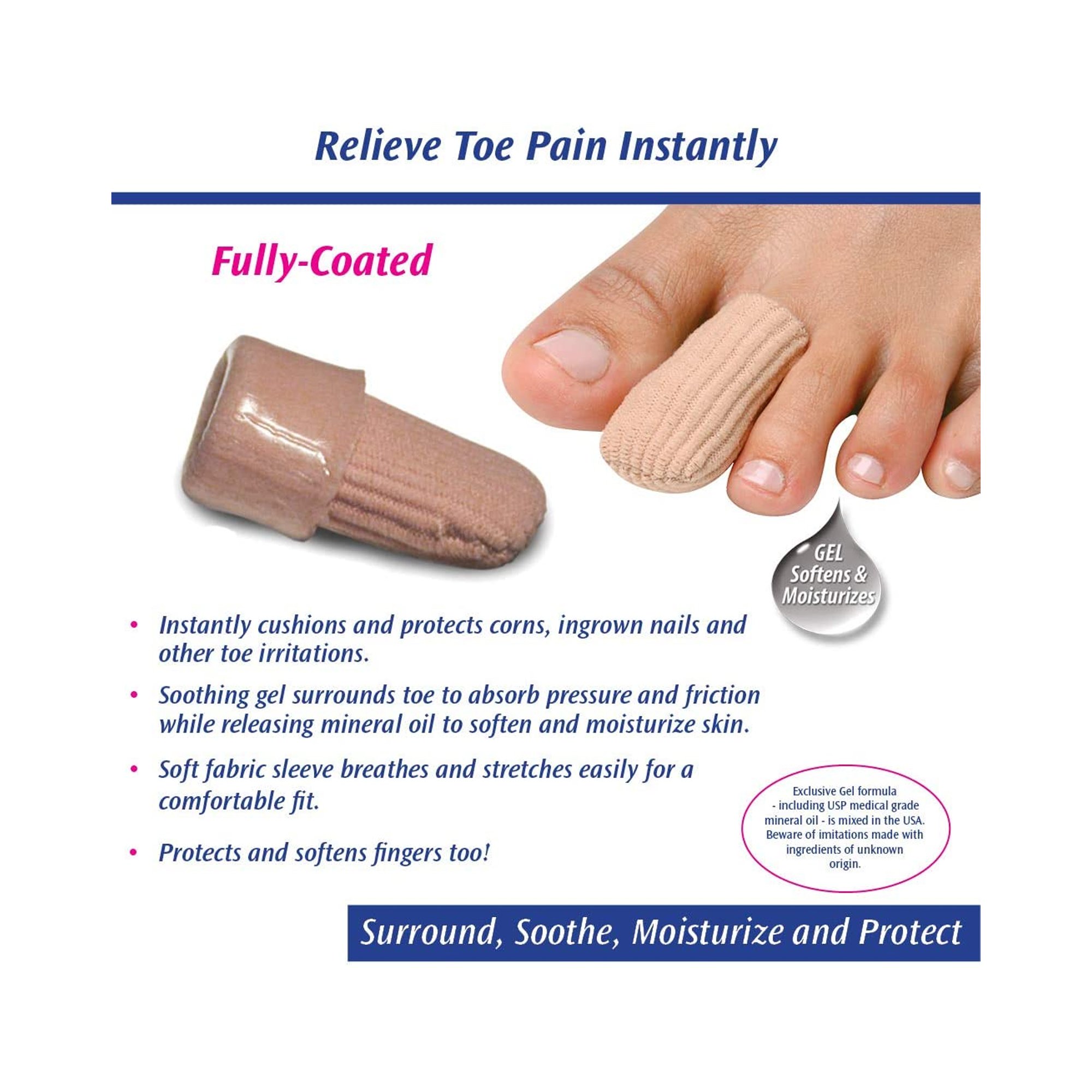 Pedifix P82-L - Visco-GEL® Toe Protector, Large - 1/Each