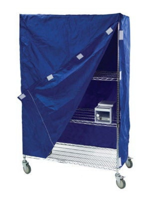 Lakeside Manufacturing - RCC247272 Cart Cover Blue Nylon 24 X 72 X 72 Inch Hook and Loop Closure