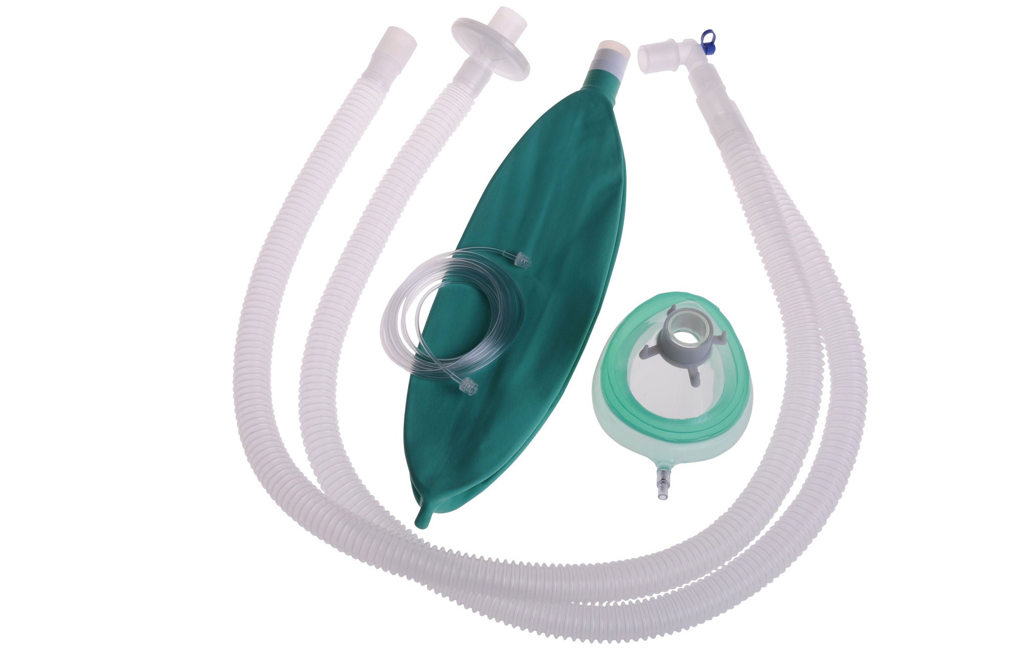 Medline - DYNJAA6040 Anesthesia Breathing Circuit Medline® Corrugated Tube 60 Inch Tube Dual Limb Adult 3 Liter Bag Single Patient Use