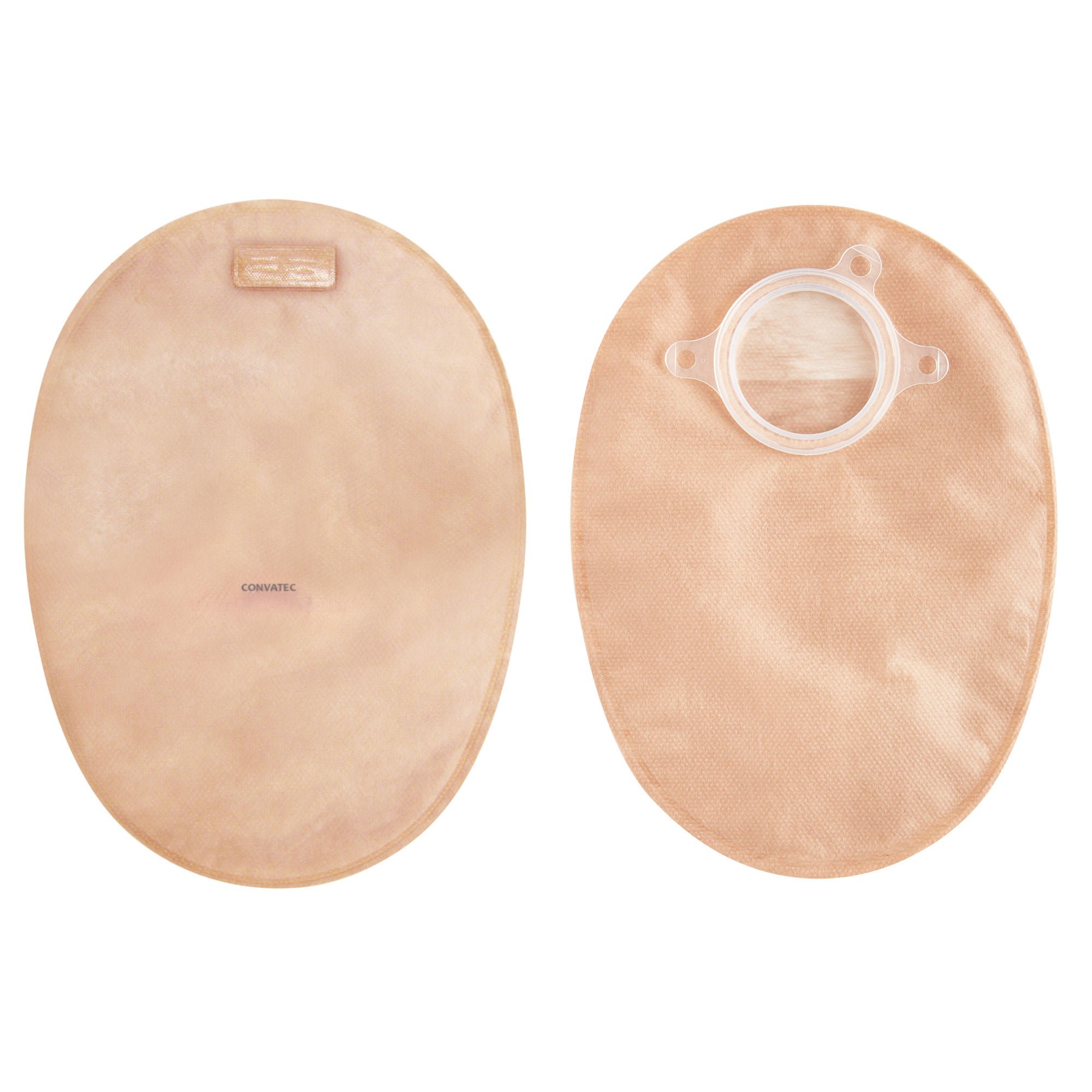 ConvaTec - 416403 The Natura® + Two-Piece Closed End Beige Filtered Ostomy Pouch