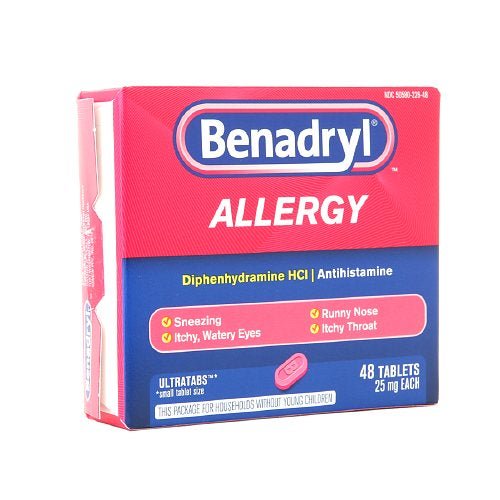J & J Sales - 50580022652 Benadryl® Diphenhydramine Allergy Relief