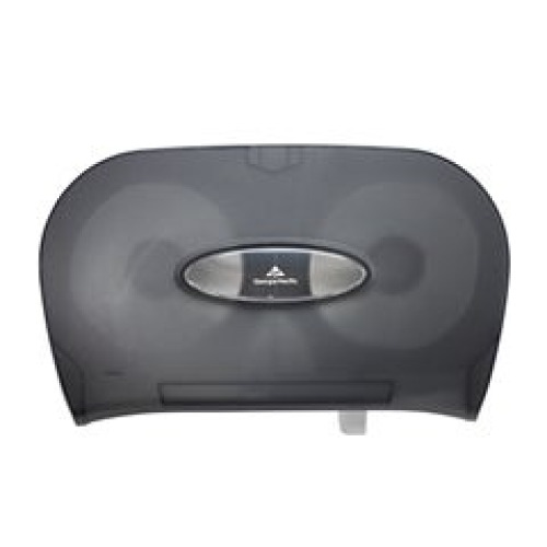 Georgia-Pacific Consumer Products LP - 59206 Toilet Tissue Dispenser Georgia-Pacific Translucent Smoke Manual 2 Rolls Wall Mount
