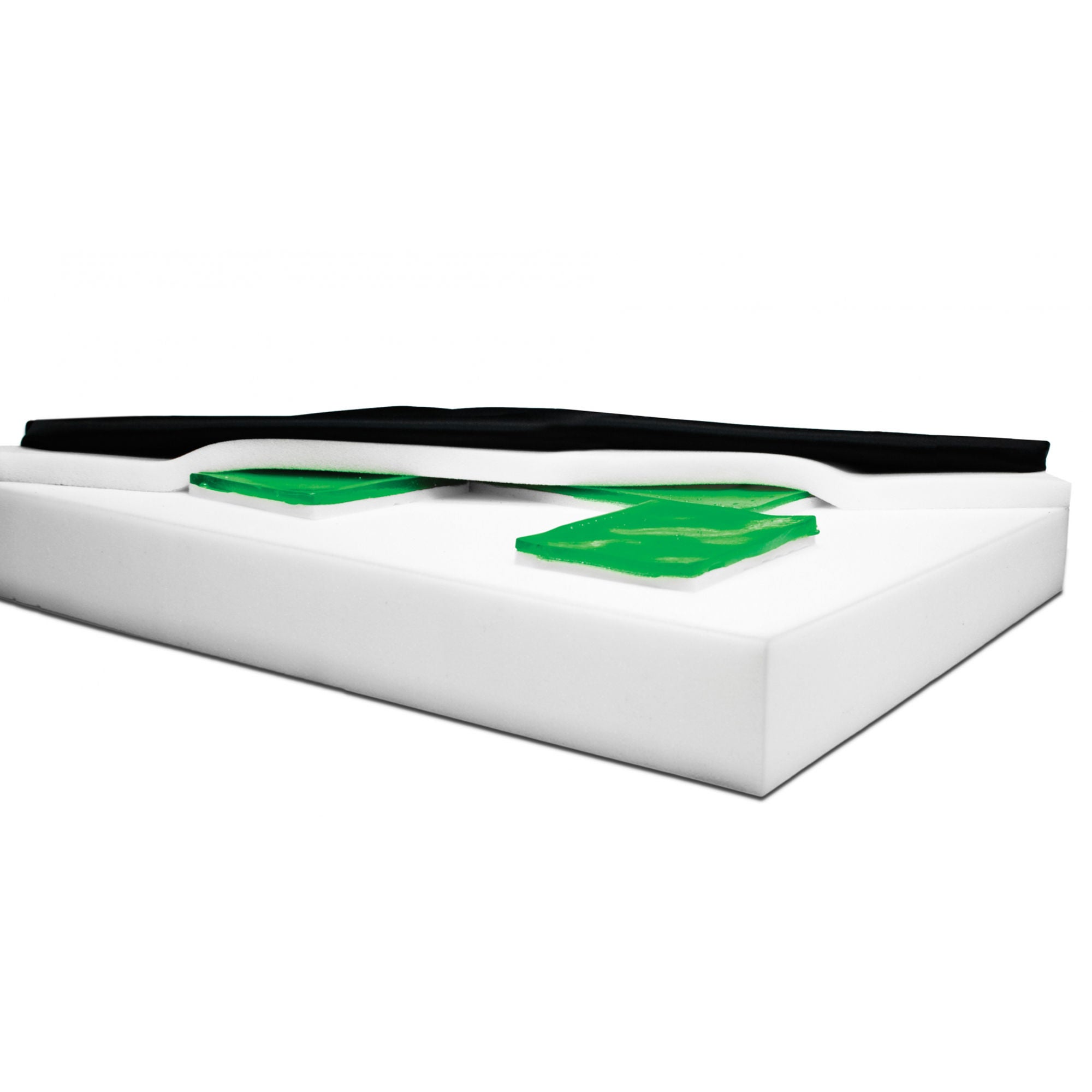 Graham-Field - 20252418B Seat Cushion Bariatric Skin Protection Cushions 24 W X 18 L X 4 D Inch Foam / Gel