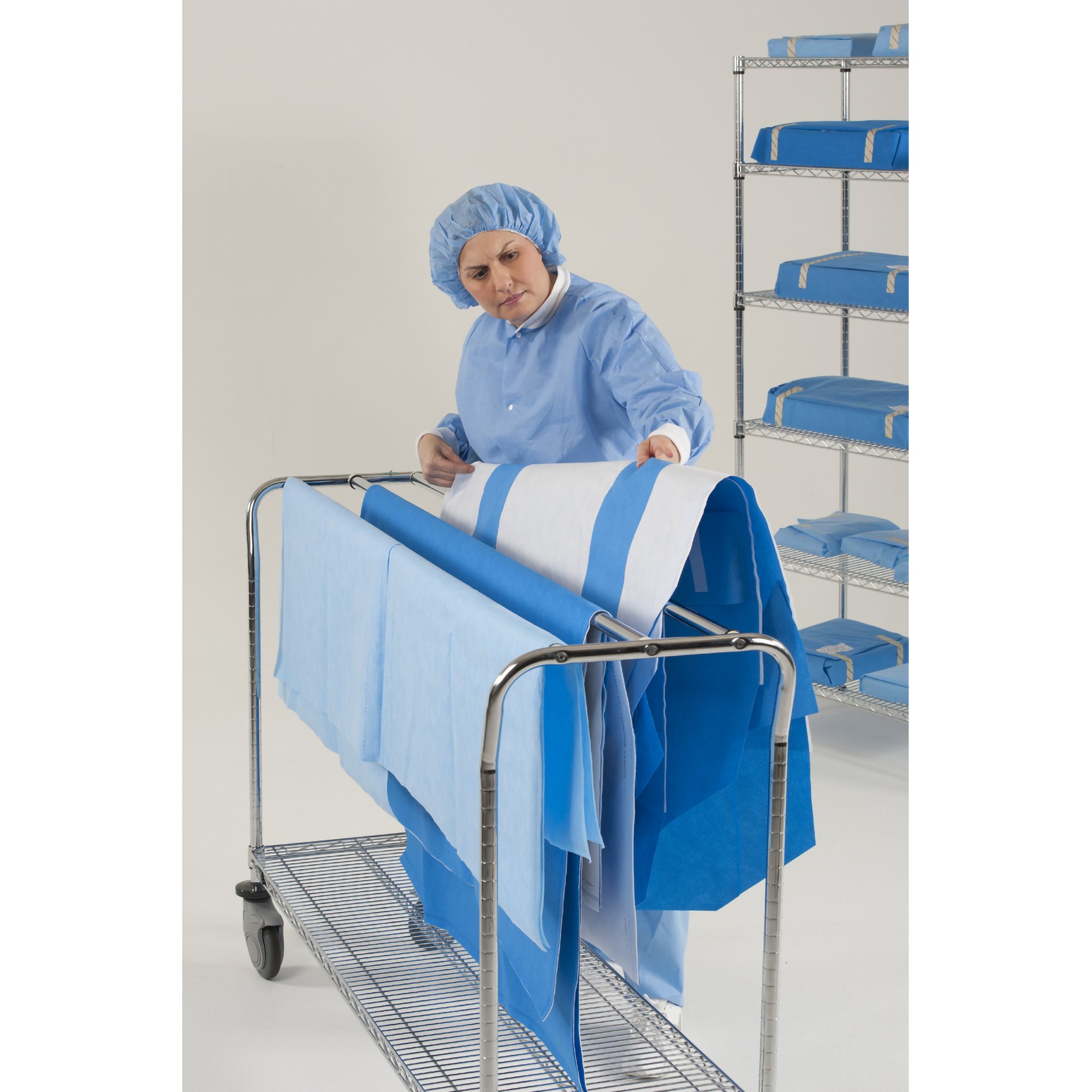 O&M Halyard Inc 14277 - Smart-Fold H650 Sterilization Wrap, 40 x 55 Inch - 12/Bag, 48/Case