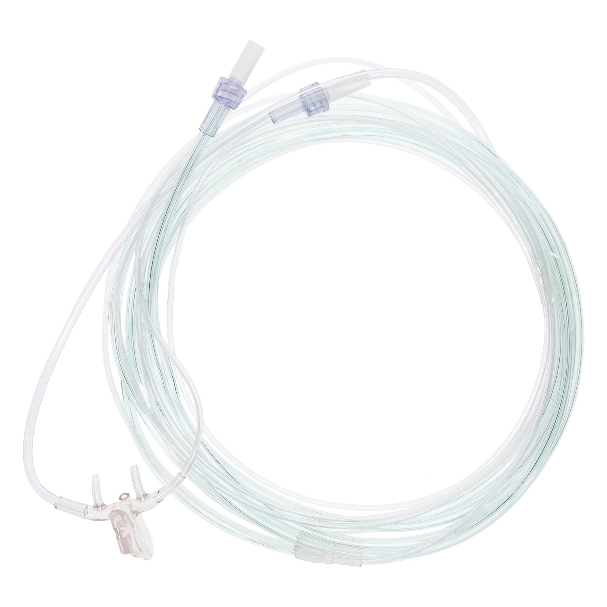 Sun Med - 5744-7-7-25 ETCO2 Oral / Nasal Cannula ThermiSense® Adult Curved Prongs 7 Foot Tubing Low Flow Rate