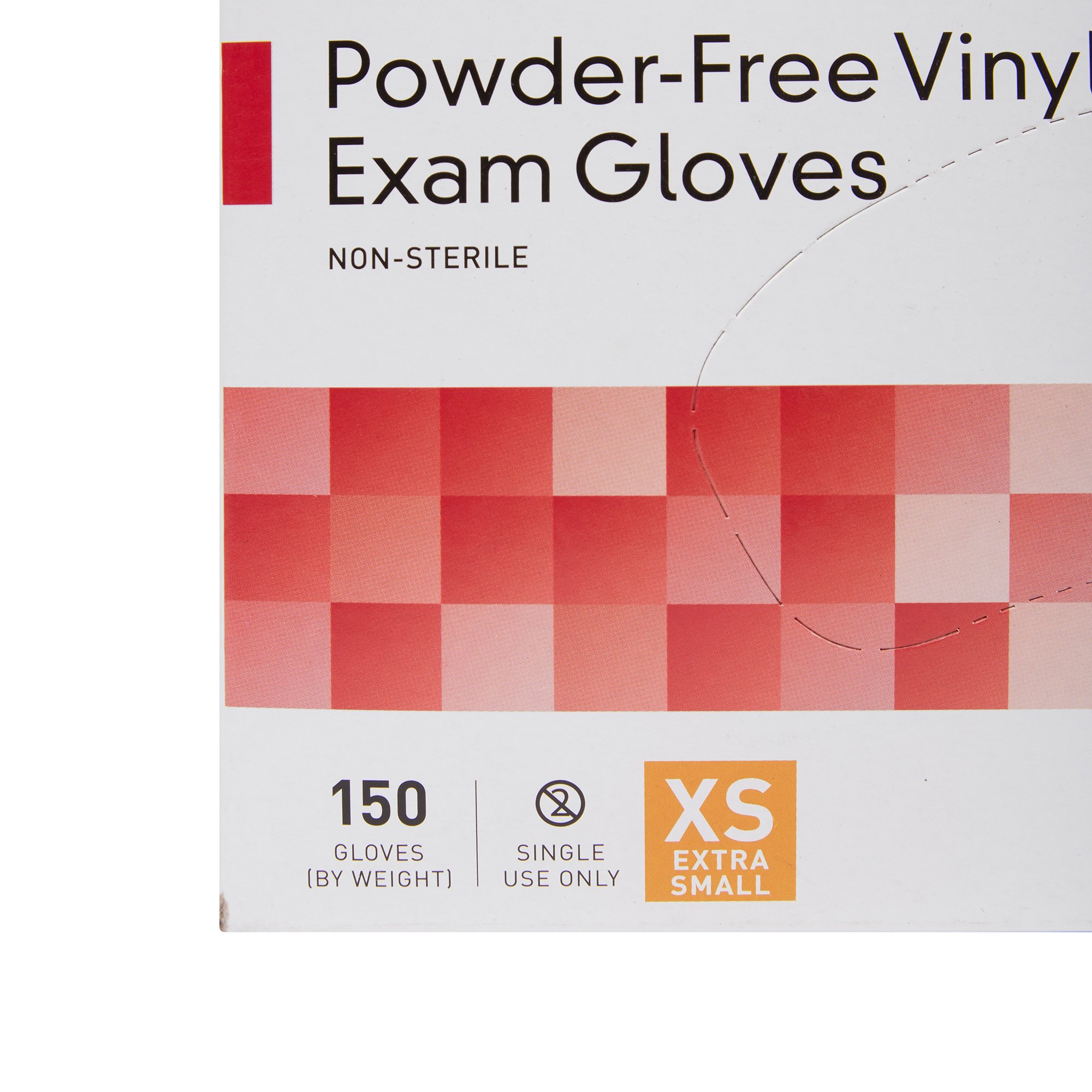McKesson Brand 14-132 - McKesson Vinyl Exam Glove, Extra Small, Clear - 150/Box, 1500/Case