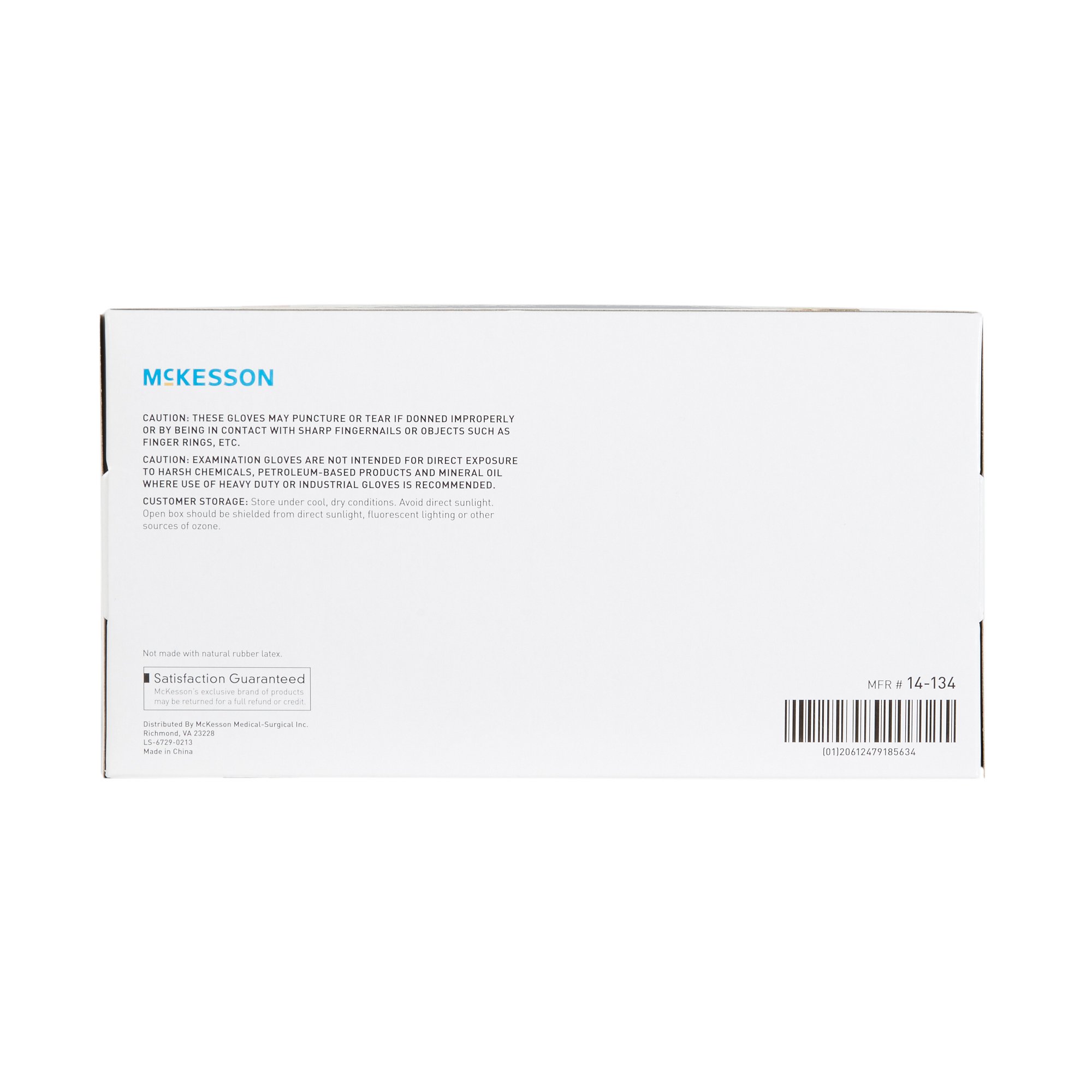 McKesson Brand 14-134 - McKesson Vinyl Exam Glove, Small, Clear - 150/Box, 1500/Case