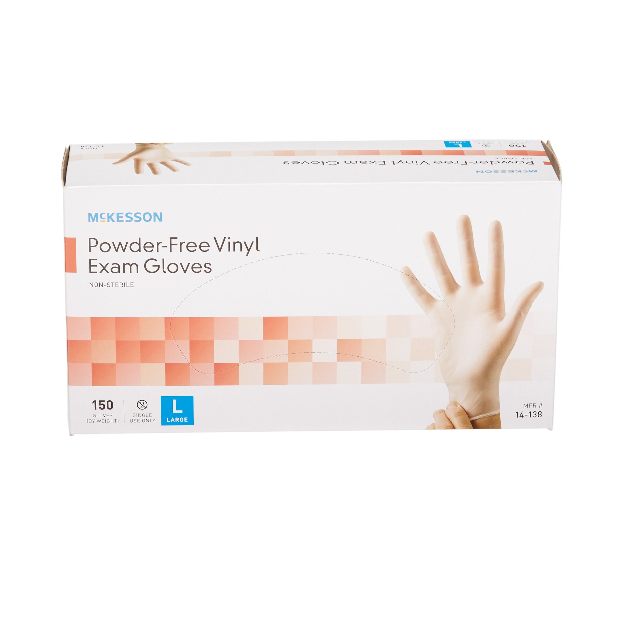 McKesson Brand - 14-138 McKesson Vinyl Exam Glove