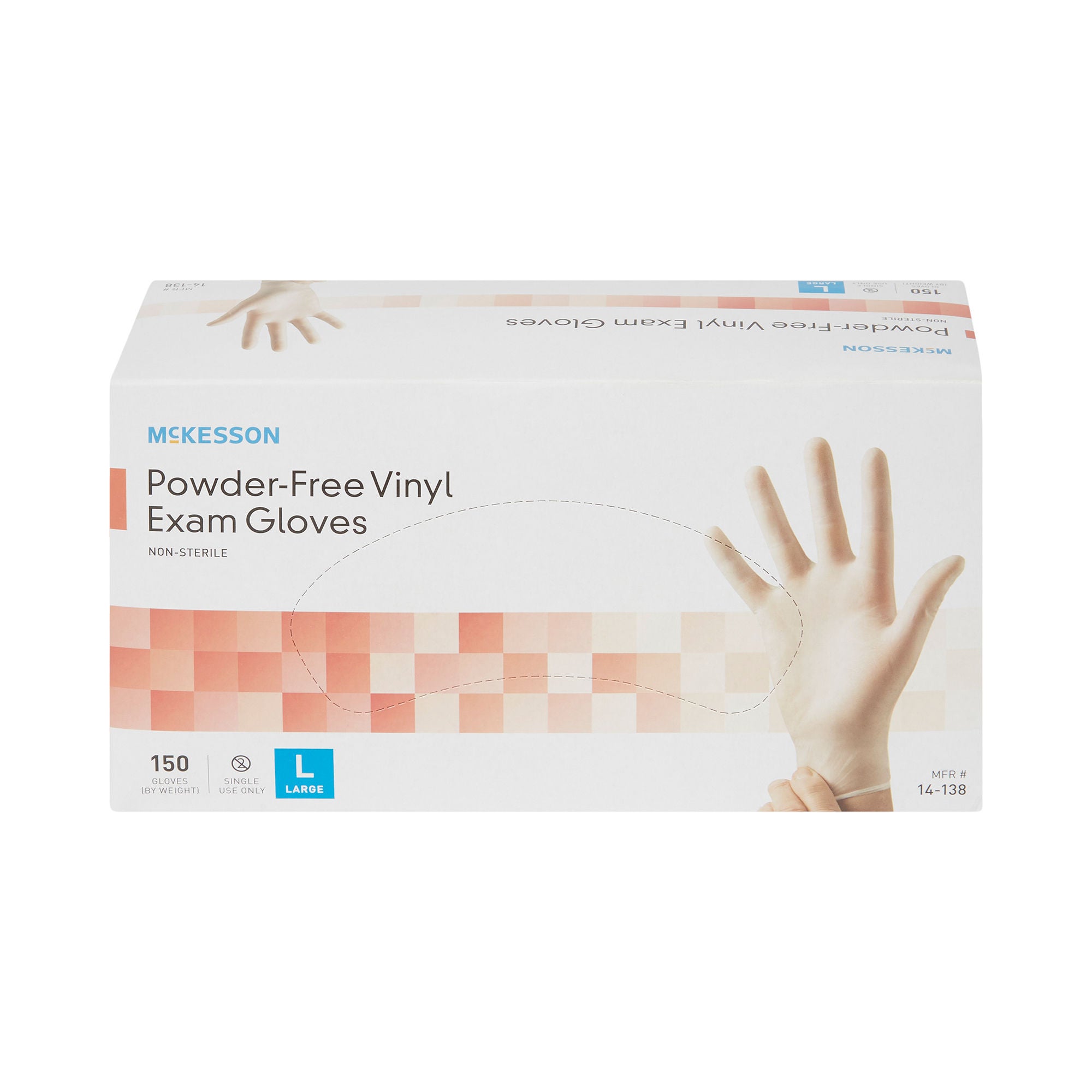 McKesson Brand - 14-138 McKesson Vinyl Exam Glove