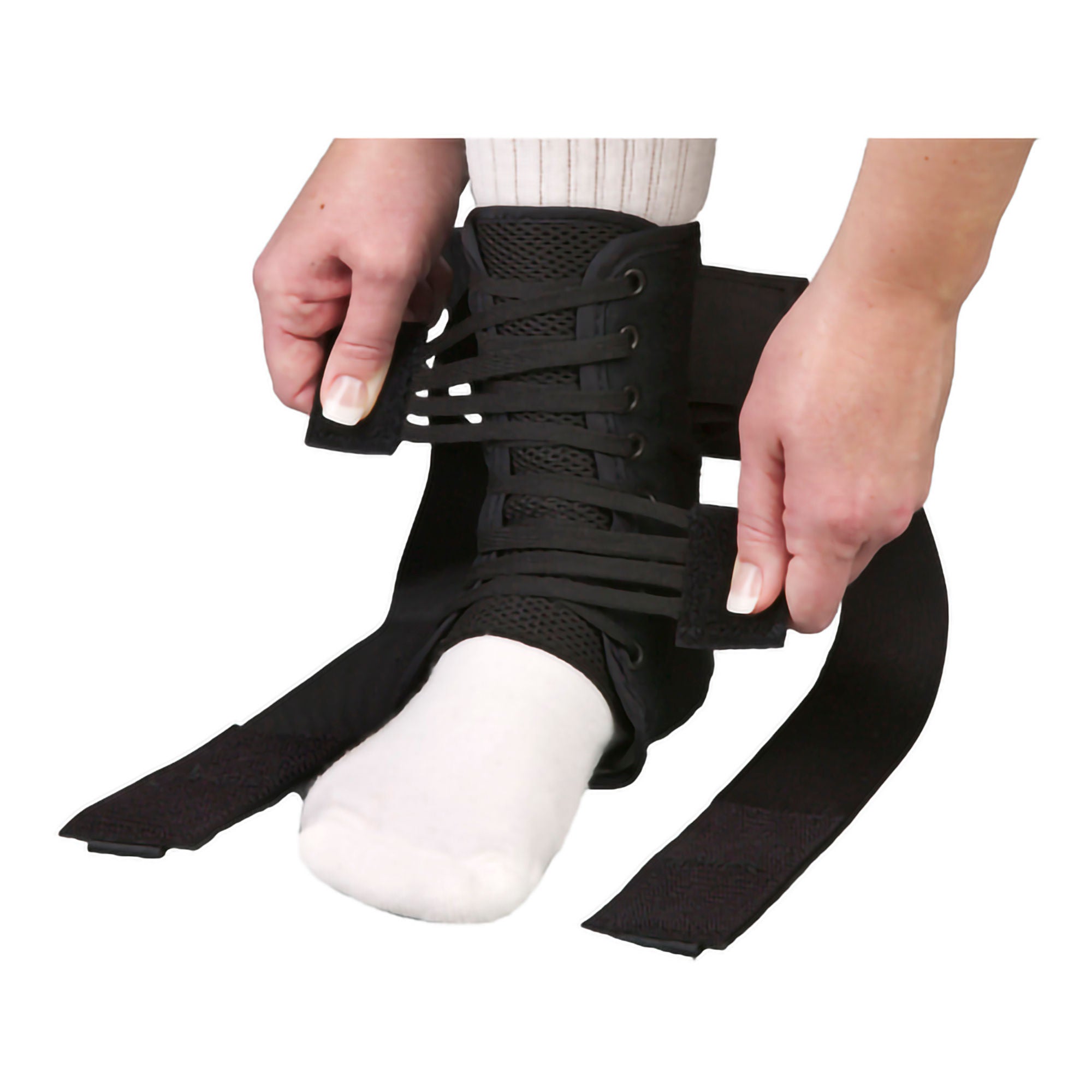 Medical Specialties - 223611 Ankle Support ASO® Speed Lacer X-Small Lace-Up Foot