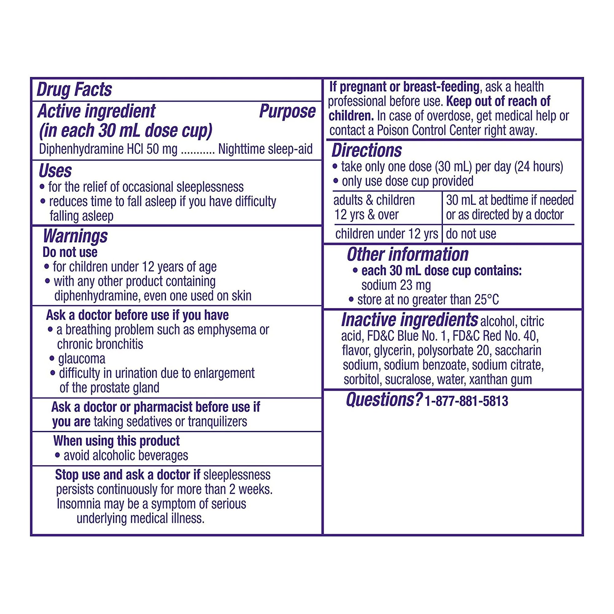 Procter & Gamble 32390001396 - ZzzQuil™ Nighttime Sleep-Aid Liquid, Warming Berry - 1/Each