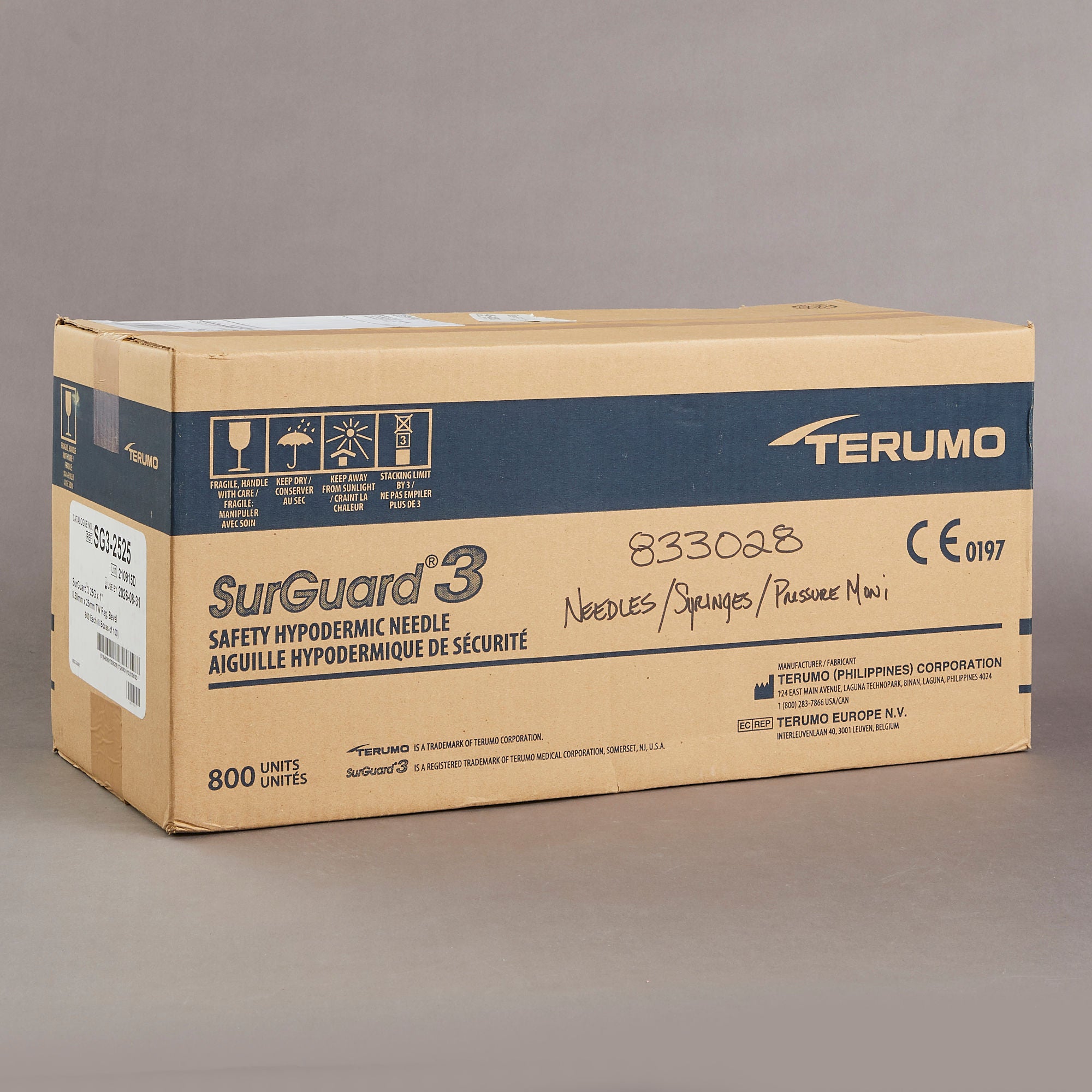 Terumo Medical - SG3-2525 SurGuard®3 Hypodermic Needle