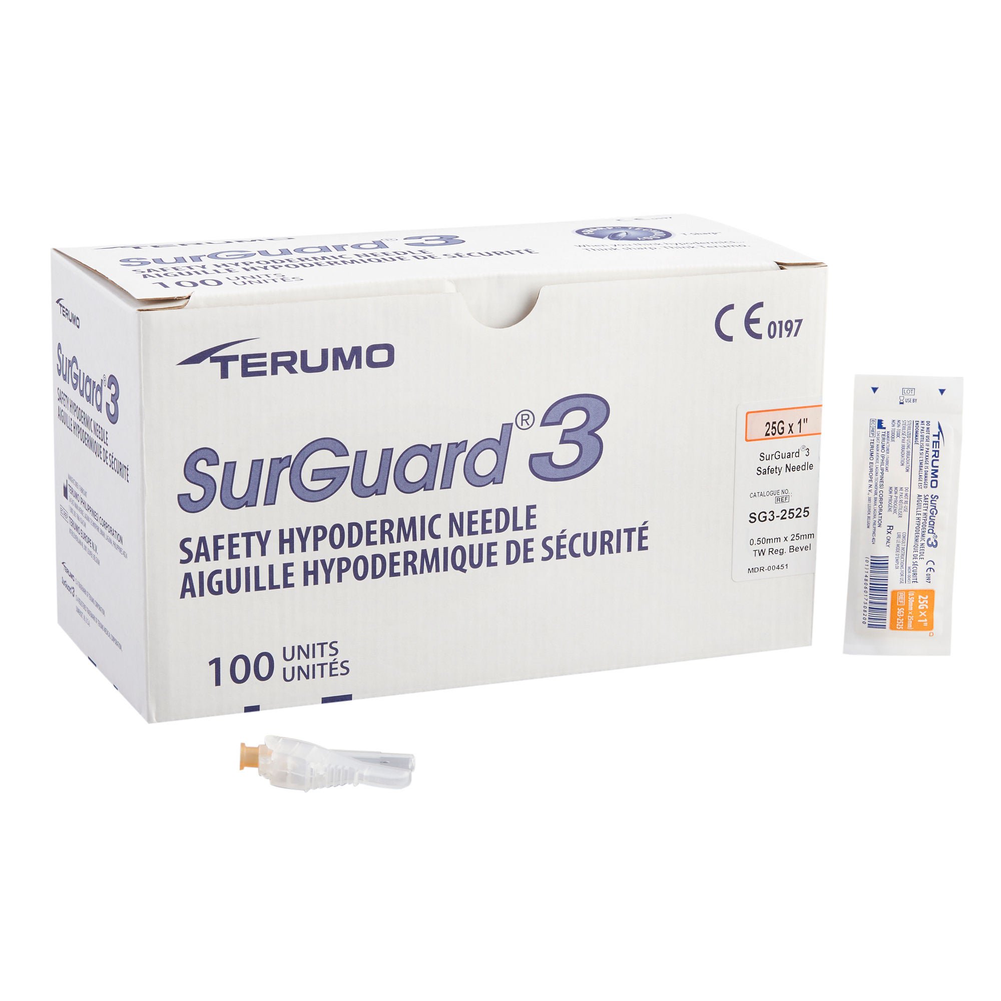Terumo Medical - SG3-2525 SurGuard®3 Hypodermic Needle