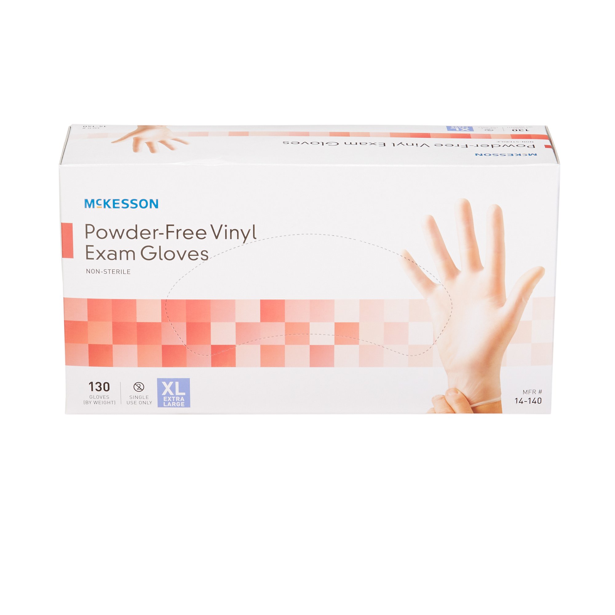 McKesson Brand - 14-140 McKesson Vinyl Exam Glove