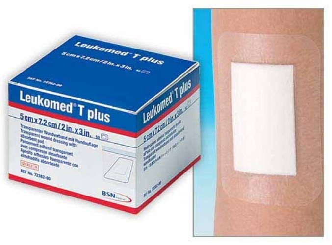 BSN Medical - 7238200 Leukomed® T Plus Transparent Film Dressing with Pad