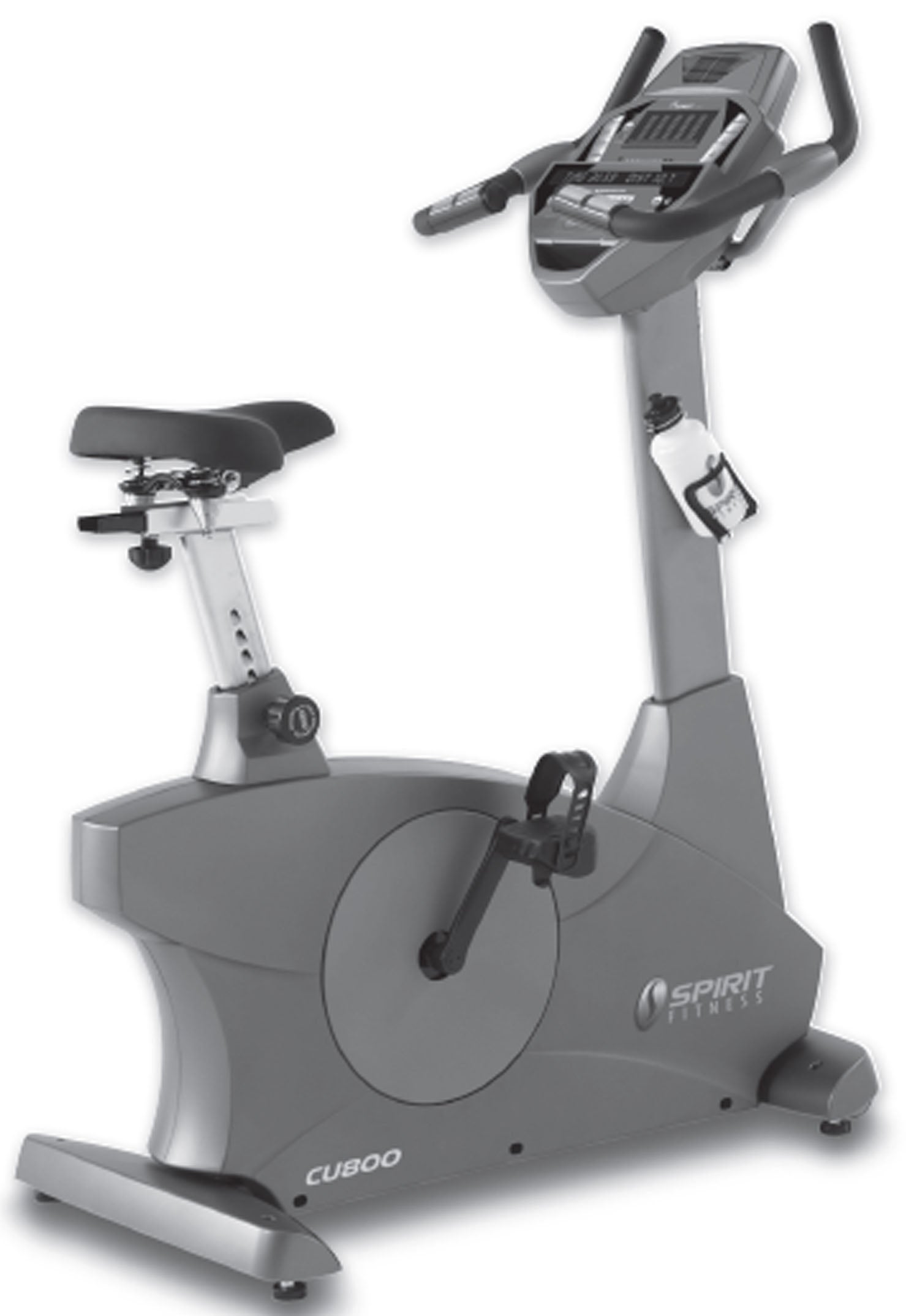 Kerma Medical Products - 5975800340 Spirit Fitness CU800 Stationary Bicycle Upright Bike