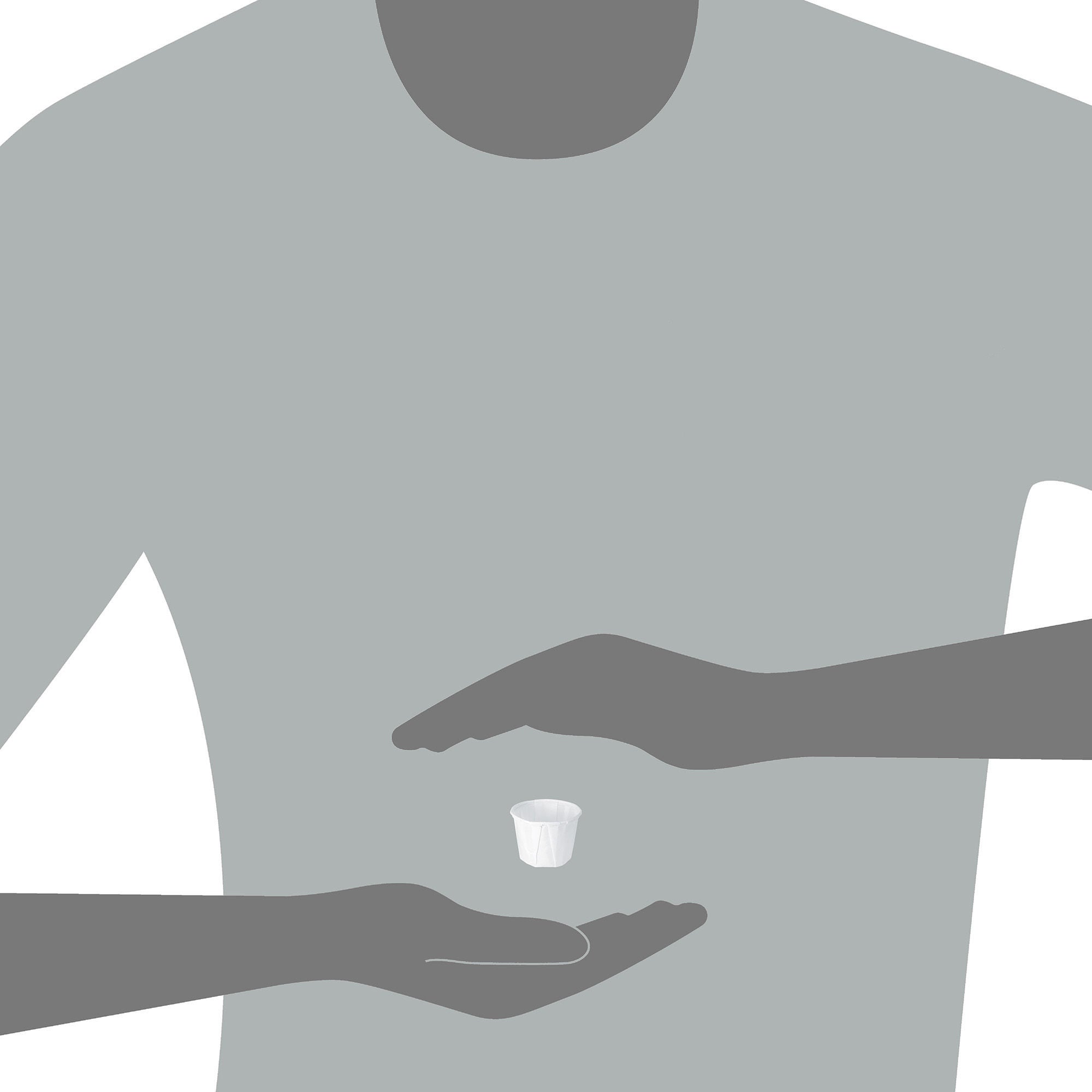 RJ Schinner Co - 050-2050 Souffle Cup Solo® 0.5 oz. Paper White Disposable