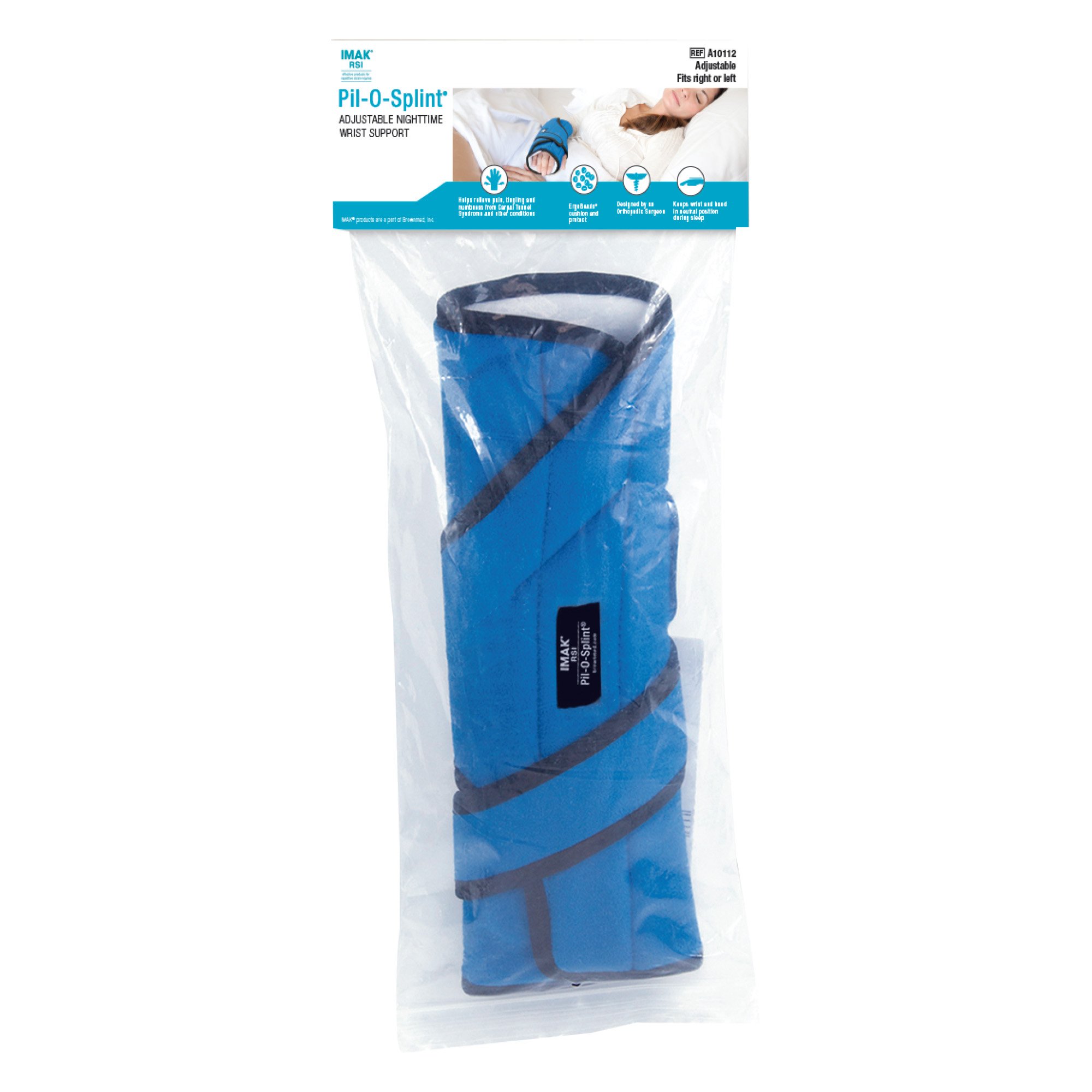 Brownmed - A10112 IMAK® RSI Pil-O-Splint® Nighttime Wrist Splint