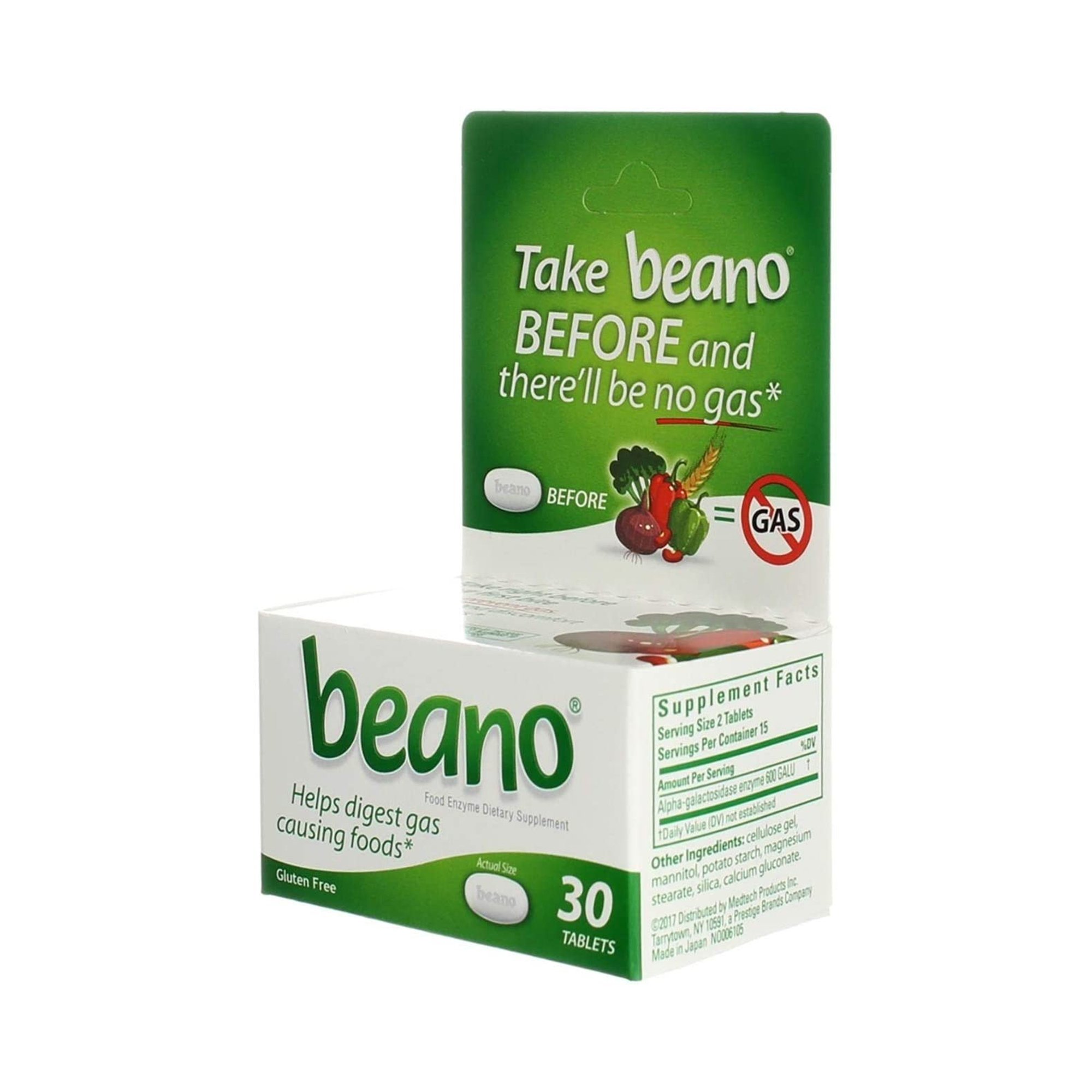 Medtech Laboratories 04203710304 - Beano® Food Enzyme Tablets, Extra Strength - 1/Bottle