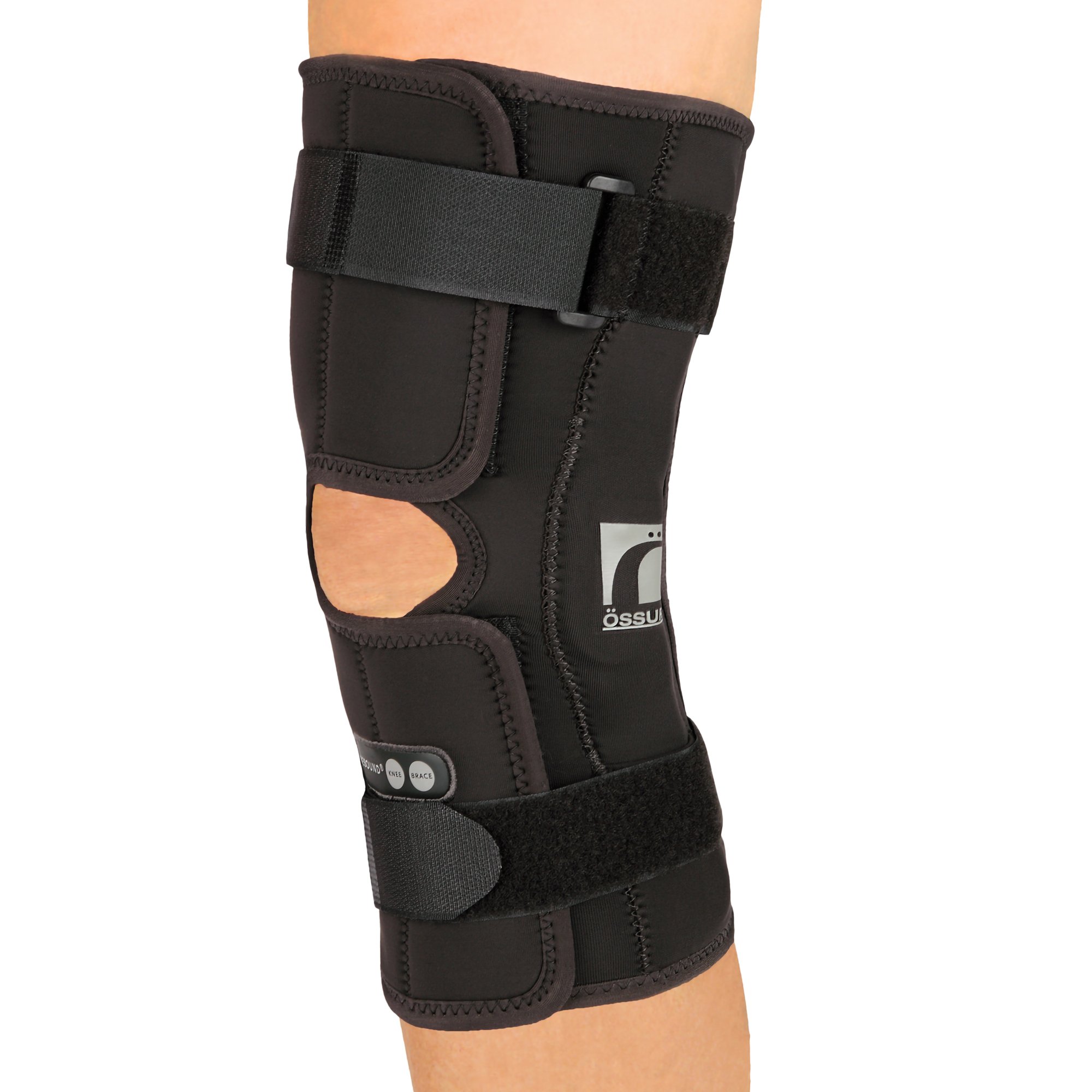 Ossur 703058 - Ossur Rebound® Wraparound / Open Patella Hinged Knee Brace, Extra Large - 1/Each