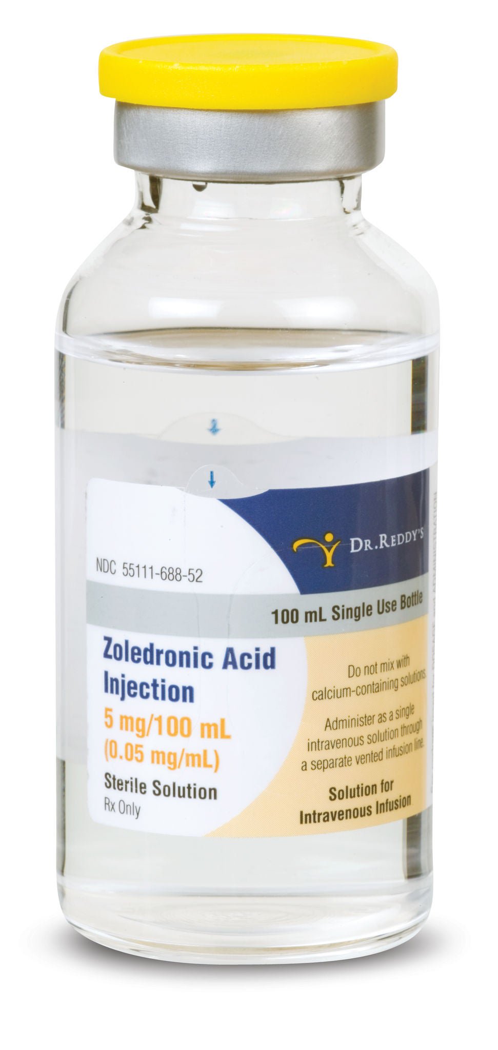 Dr. Reddys Laboratories - 55111068852 Zoledronic Acid / Mannitol-Water 5 mg / 100 mL Injection 100 mL