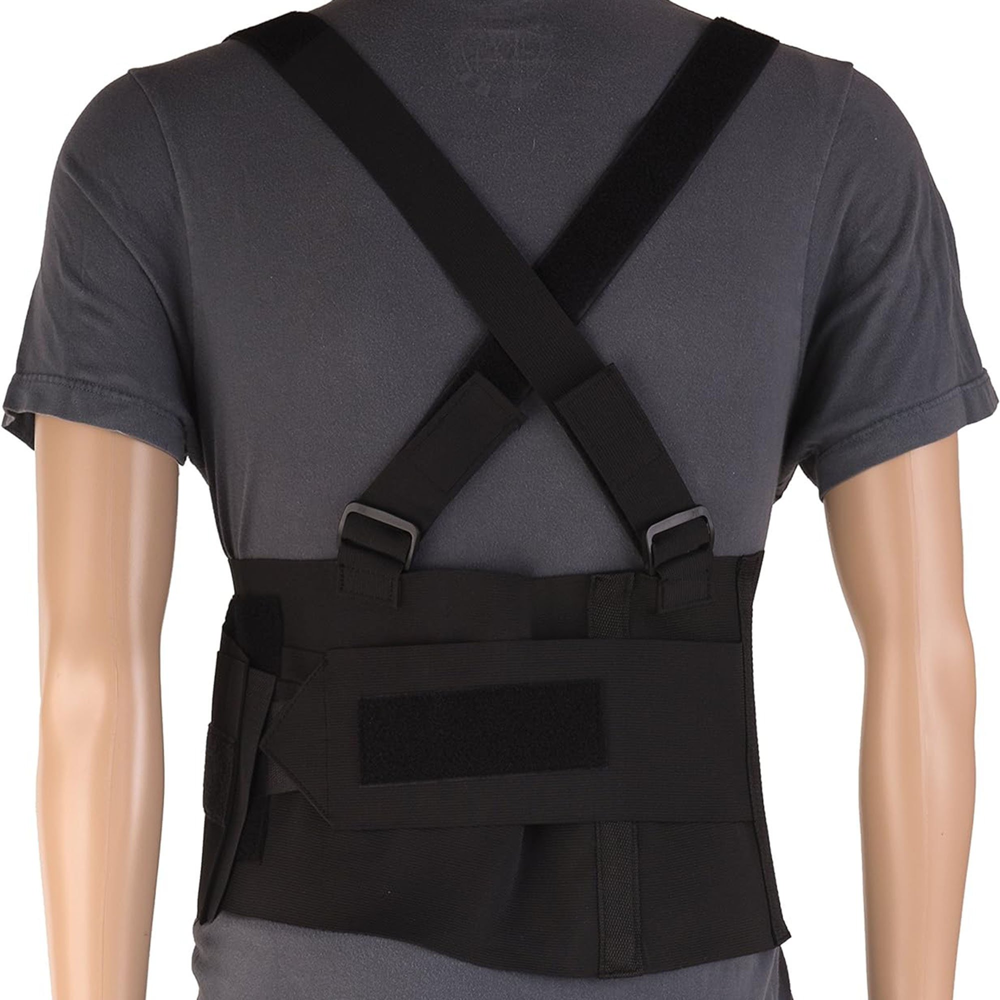 Mabis Healthcare 632-6400-2221 - DMI® Deluxe Industrial Back Support, Fits 28 – 40 Inch Waists - 1/Each