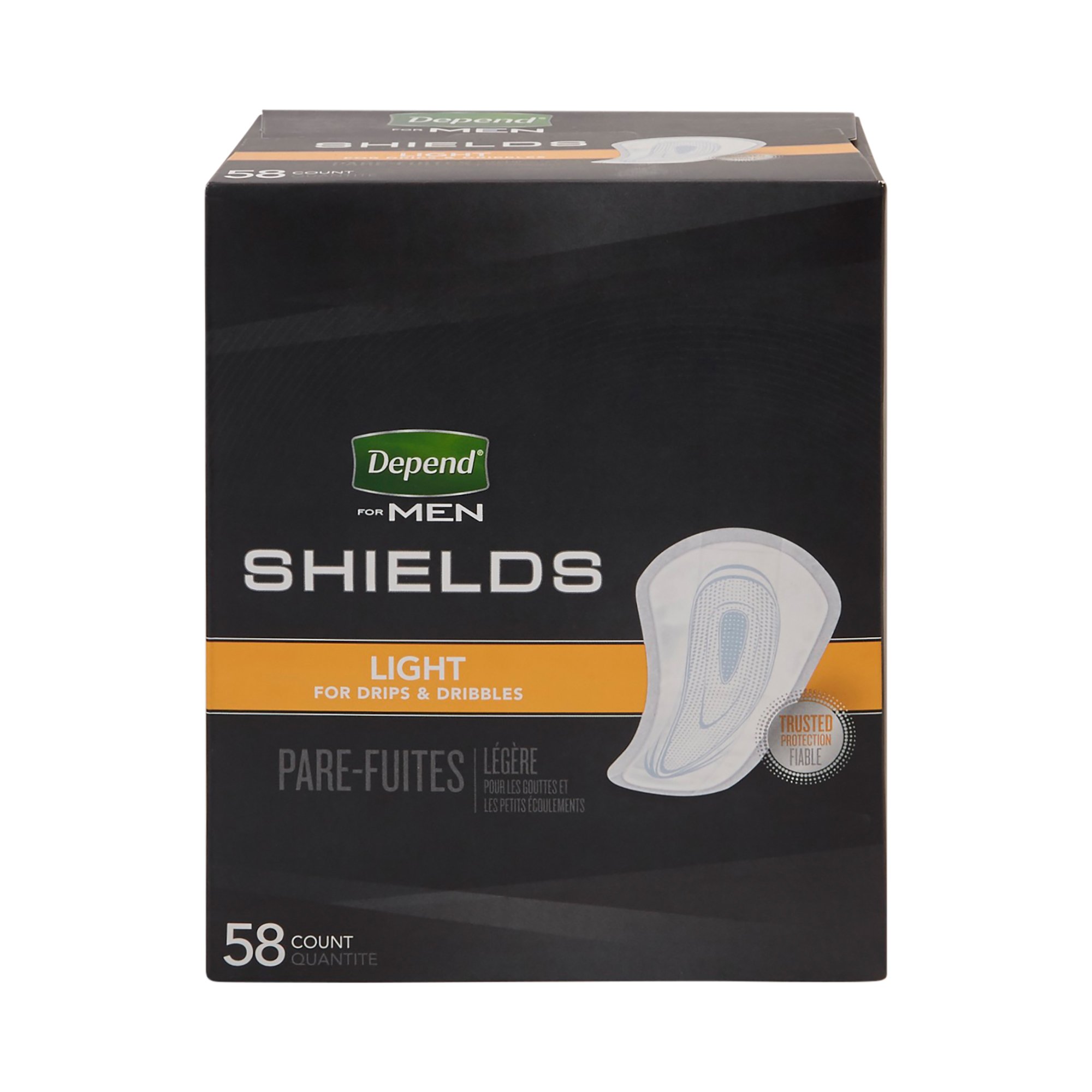 Kimberly Clark 35641 - Depend® Shields for Men Light Bladder Control Pad - 58/Pack, 174/Case