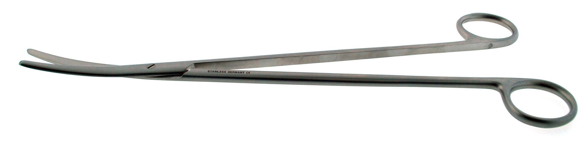 BR Surgical - BR08-50623 IUD String Scissors BR Surgical 9 Inch Length OR / Surgical Grade German Stainless Steel NonSterile Finger Ring Handle Curved Blunt Tip / Blunt Tip