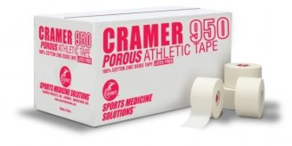 Performance Health 081613942 - Cramer® 950 Cotton Athletic Tape, 1-1/2 Inch x 15 Yard, White - 32/Case