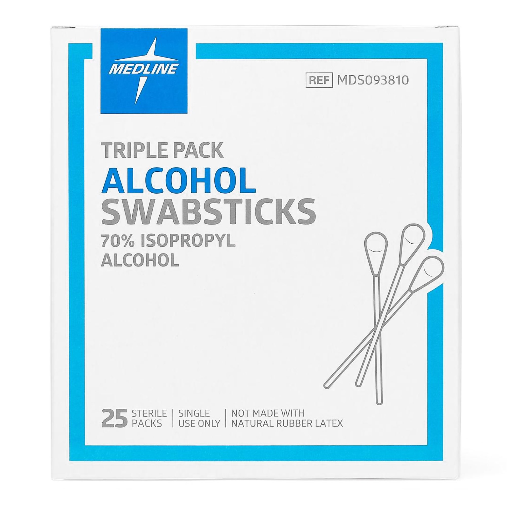 Impregnated Swabstick MDS093810 by Medline