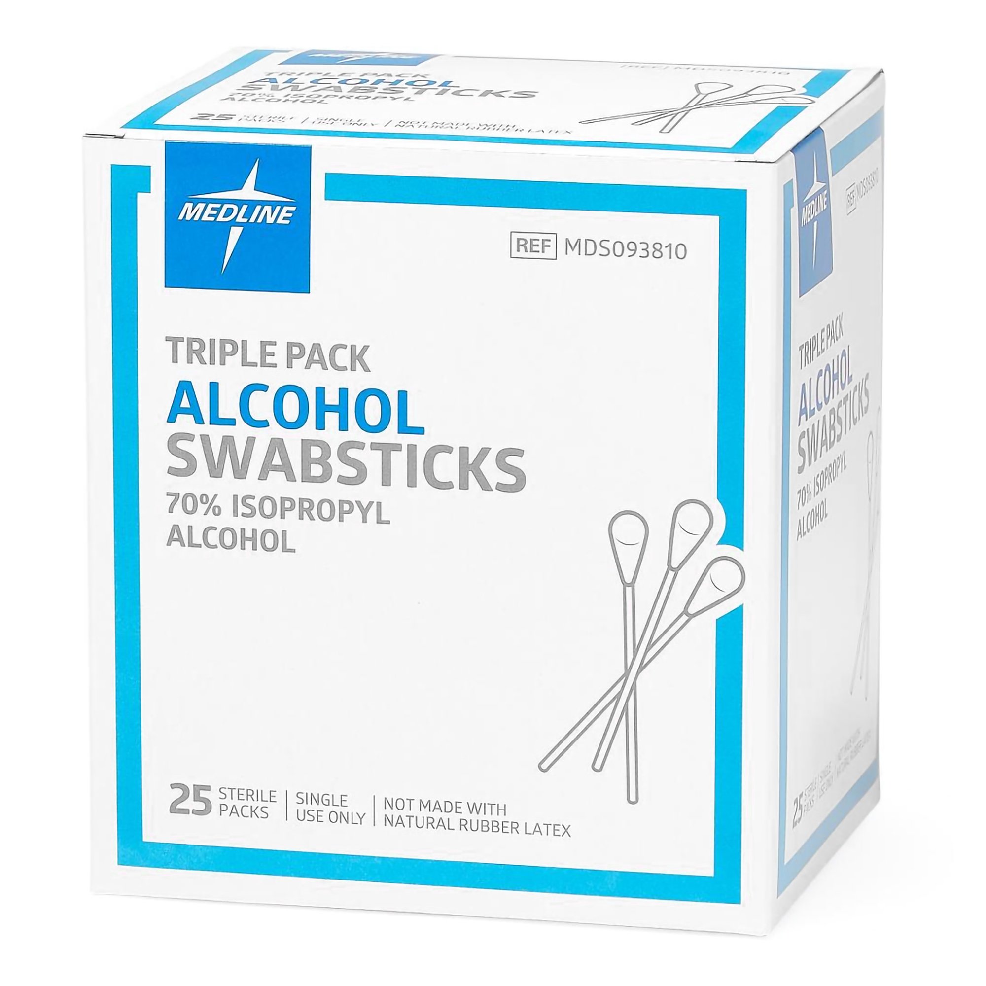 Impregnated Swabstick MDS093810 by Medline