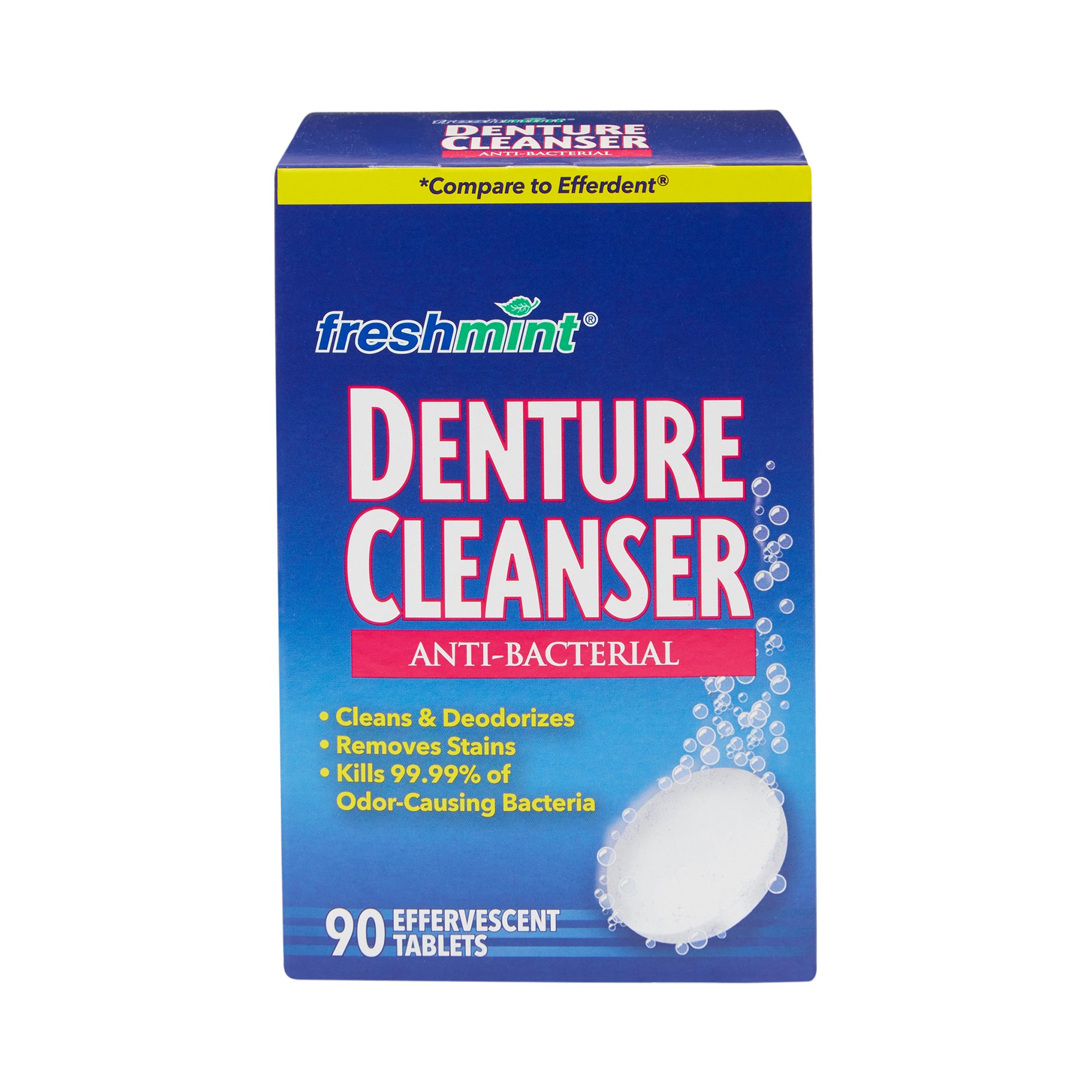 New World Imports - DENT90 freshmint® Denture Cleanser Anti-Bacterial Tablets