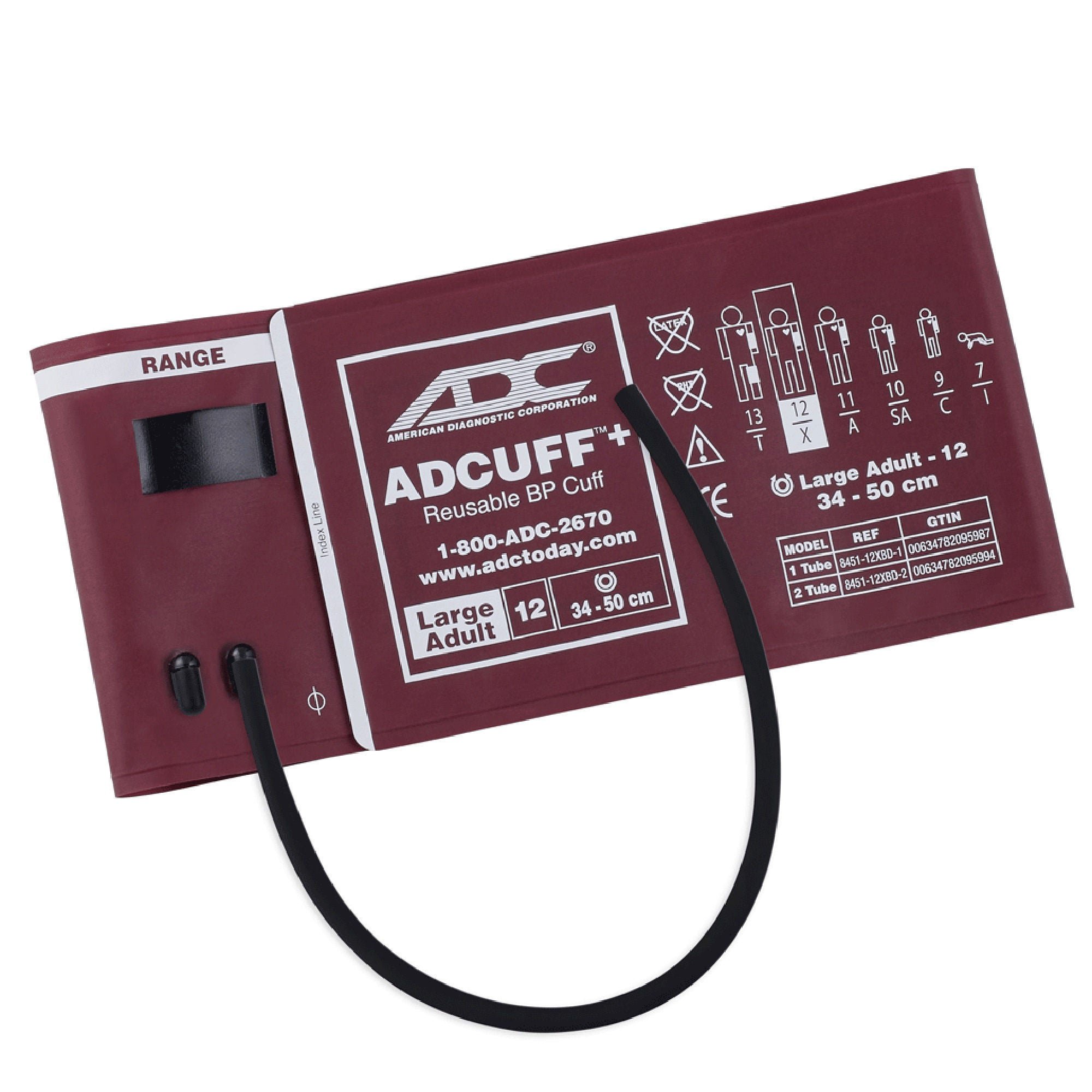 American Diagnostic Corp - 845-12XBD-1 Adcuff™ Cuff