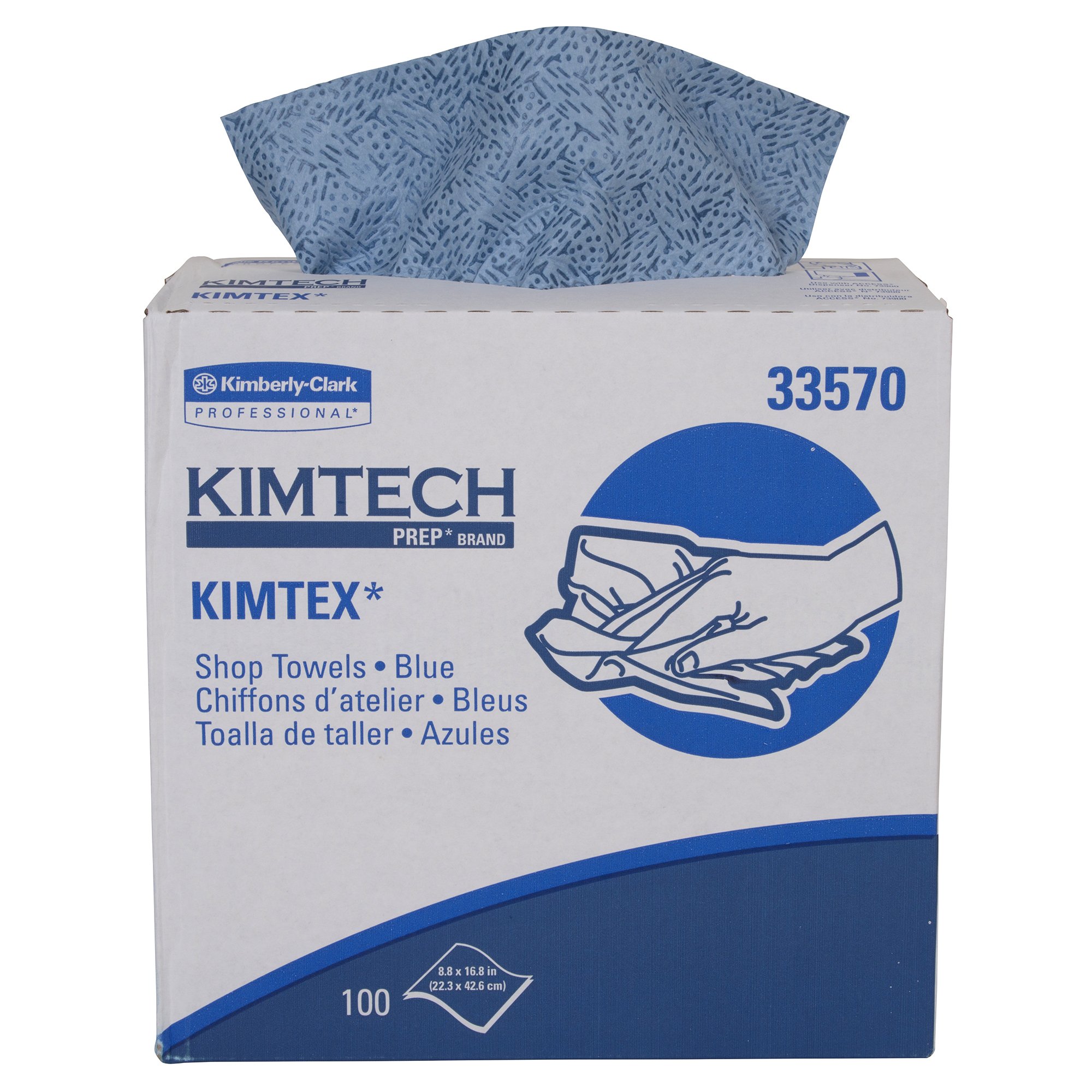 Kimberly Clark 33570 - KIMTECH PREP* Kimtex* Task Wipe - 1/Pack, 5/Case