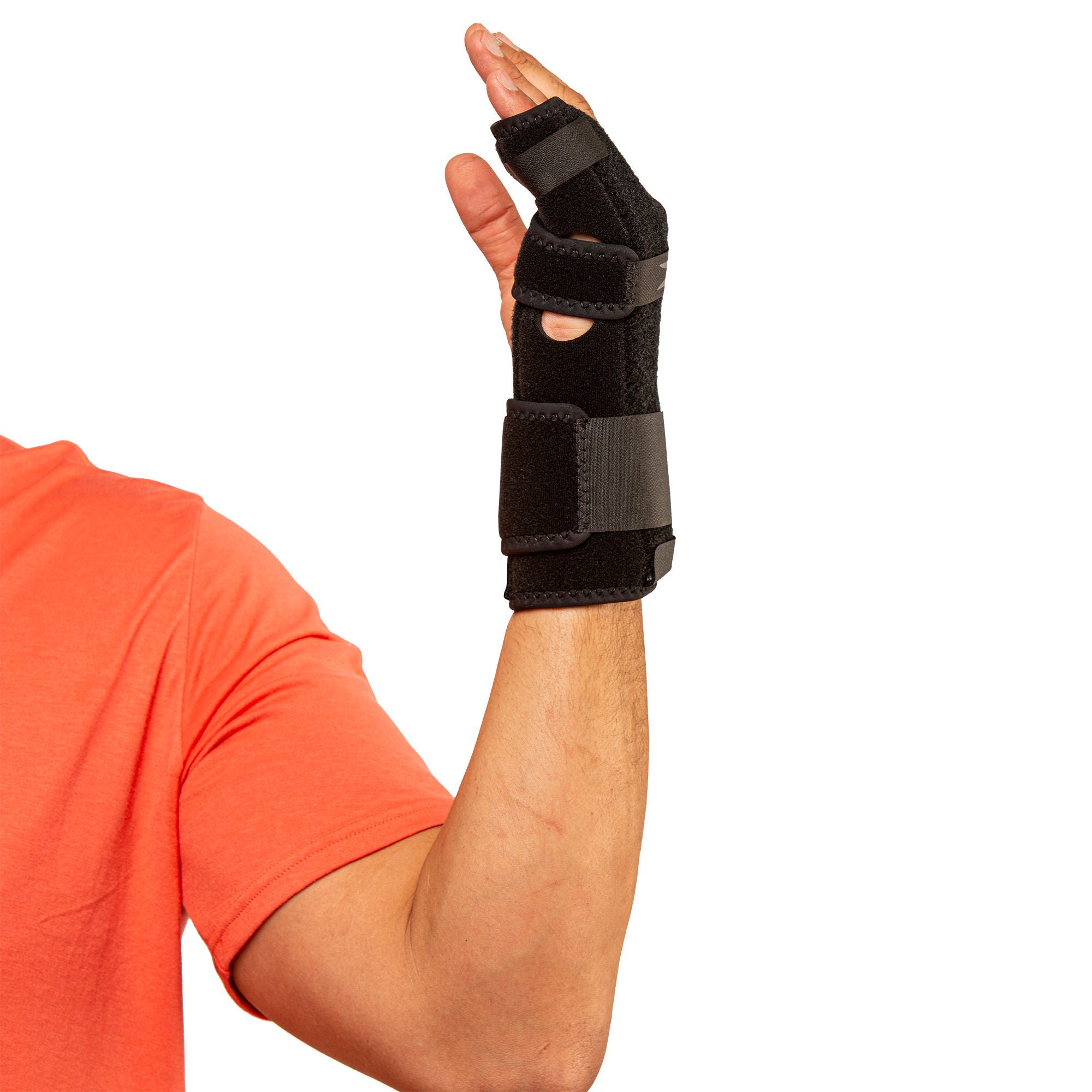 Hely & Weber - 3848-LT-XL Hand / Finger Brace TKO® Standard Neoprene / Nylon / UBL Left Hand Black X-Large