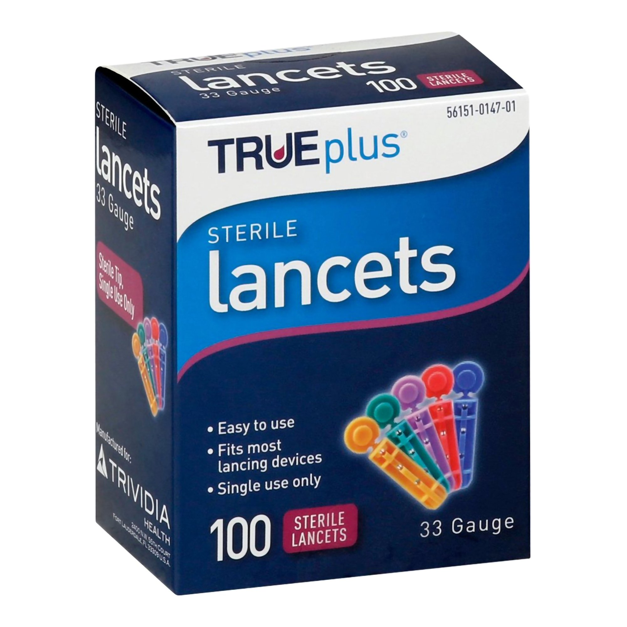 Trividia Health Inc - 743533 TRUEplus® Sterile Lancets